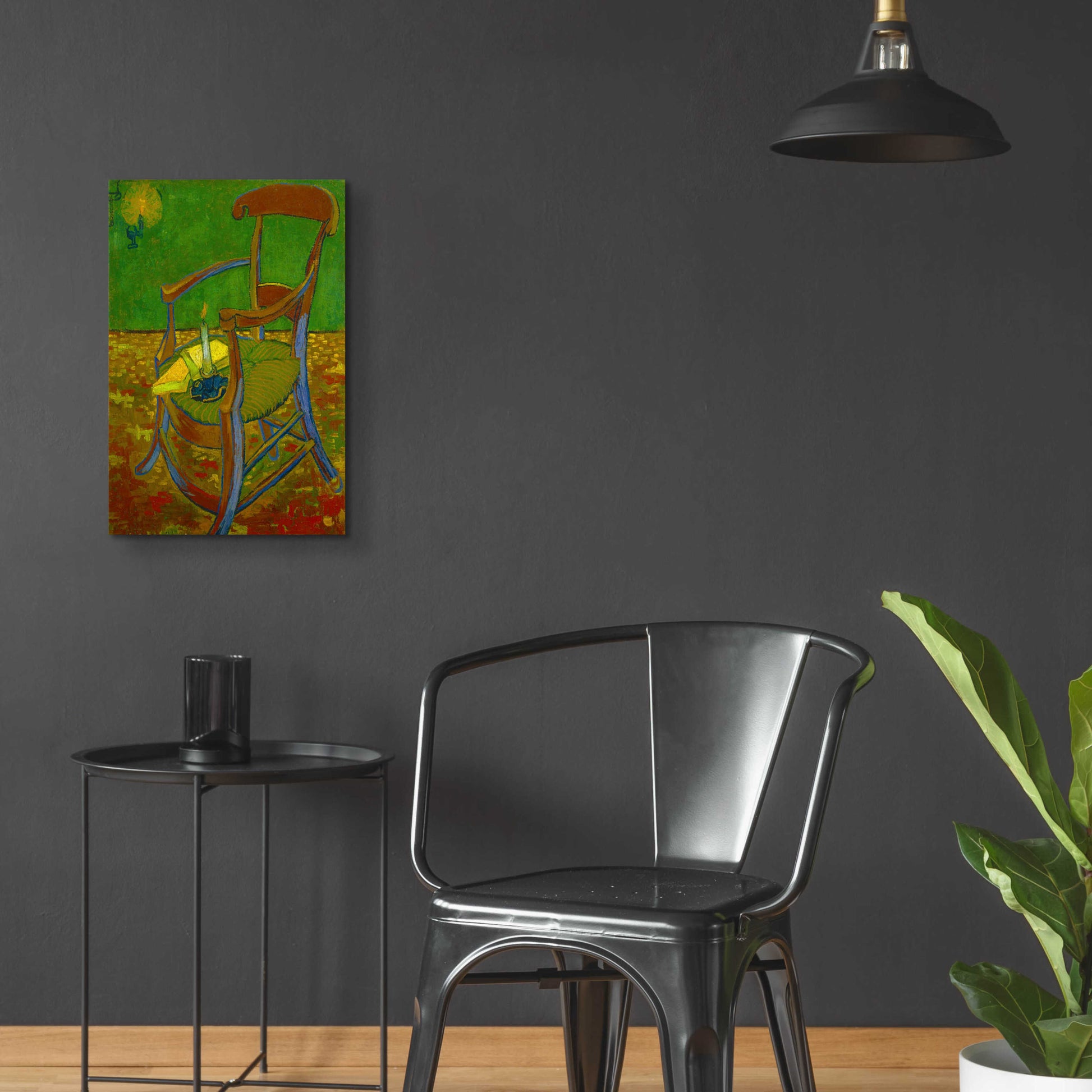 Epic Art 'Gauguin'S Chair' by Vincent Van Gogh, Acrylic Glass Wall Art,16x24