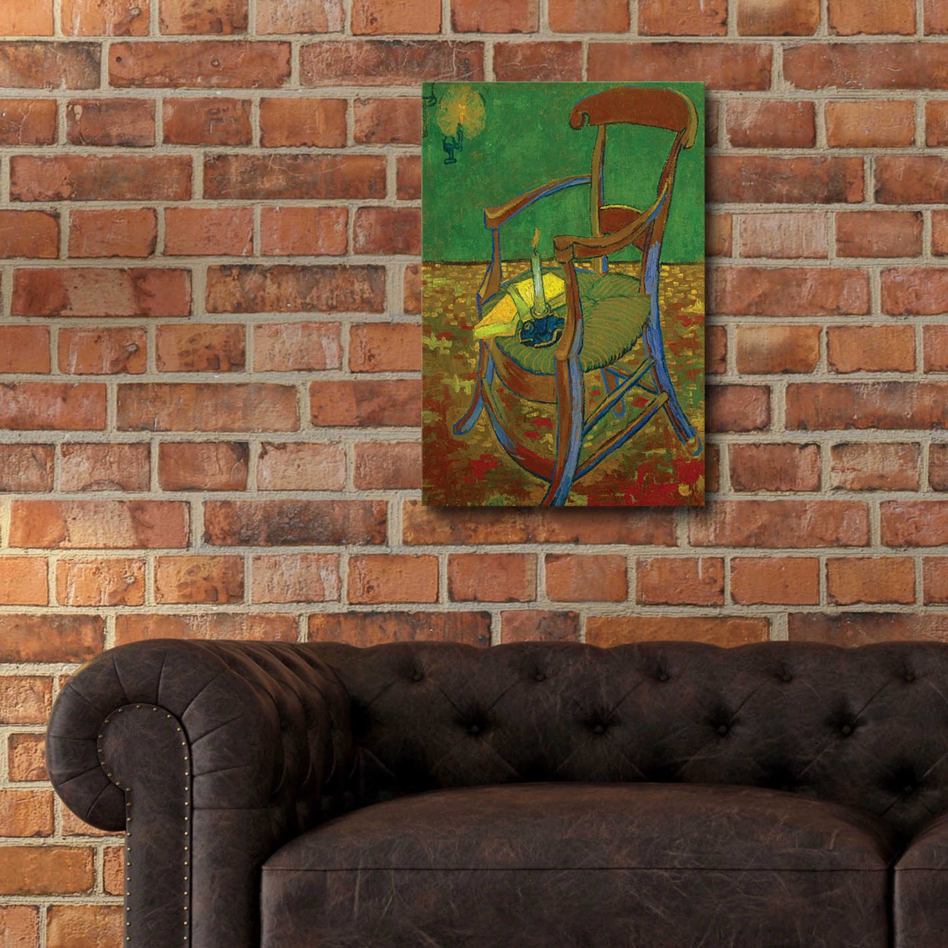 Epic Art 'Gauguin'S Chair' by Vincent Van Gogh, Acrylic Glass Wall Art,16x24