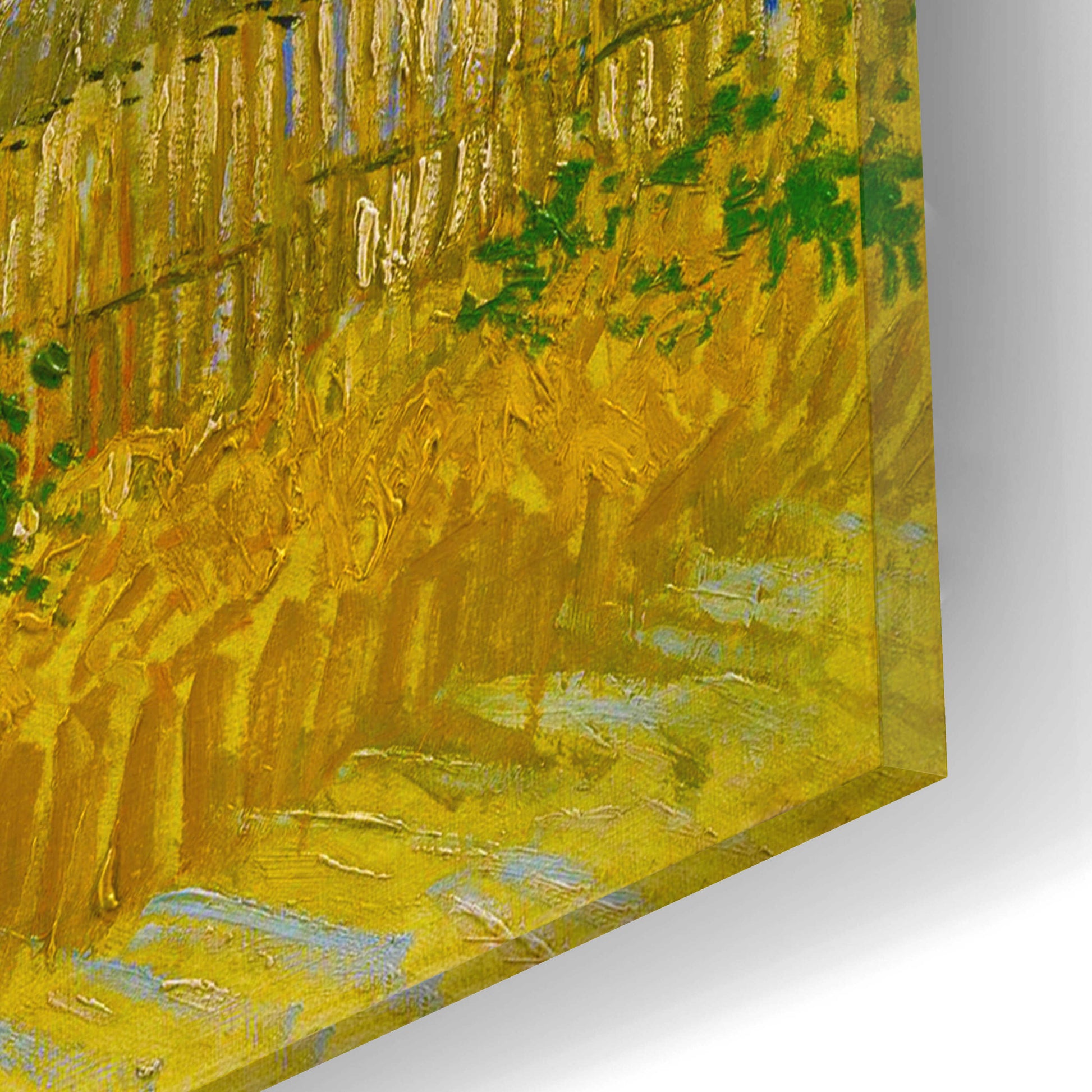 Epic Art 'De Oogst' by Vincent Van Gogh, Acrylic Glass Wall Art,16x12