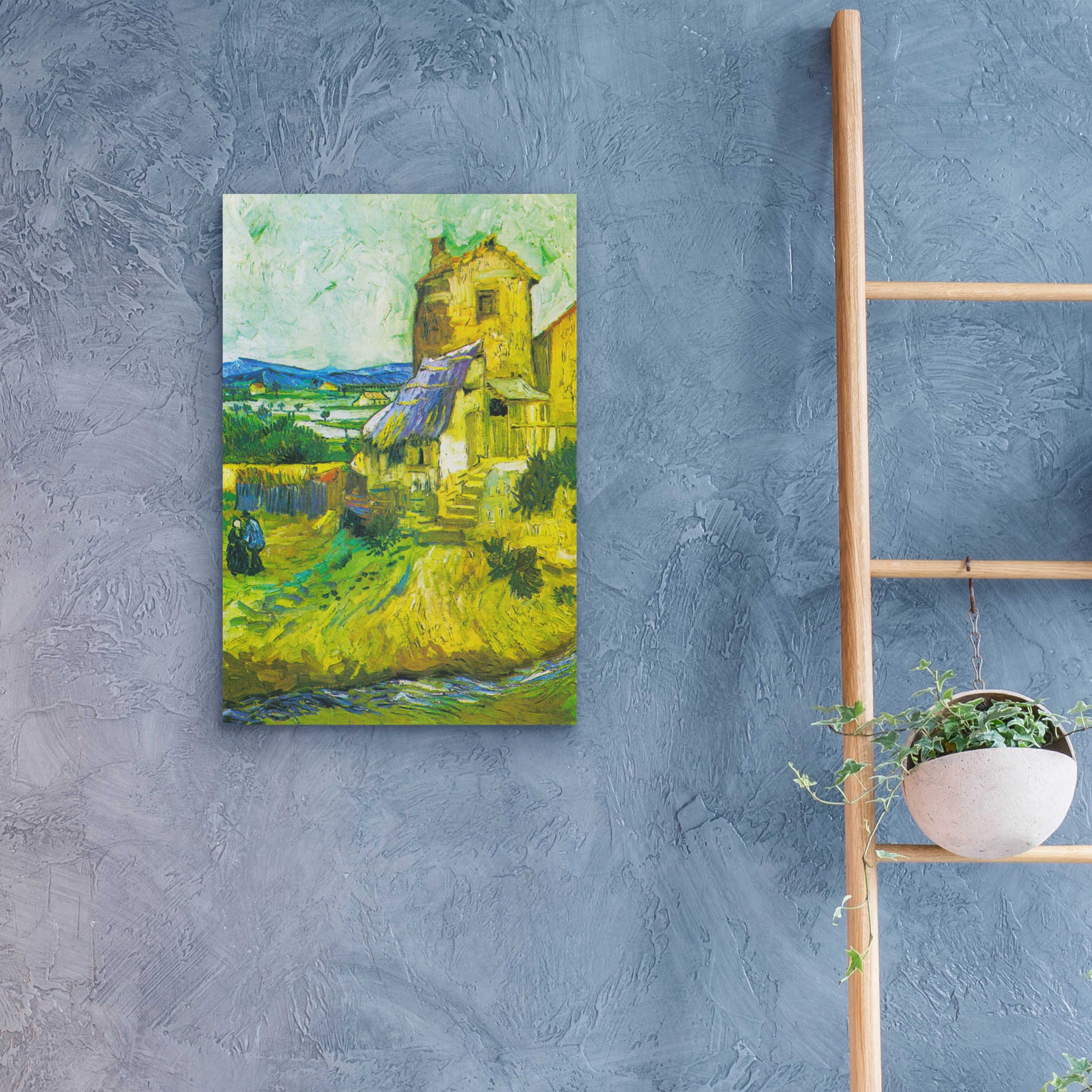 Epic Art 'The Old Mill' by Vincent Van Gogh, Acrylic Glass Wall Art,16x24