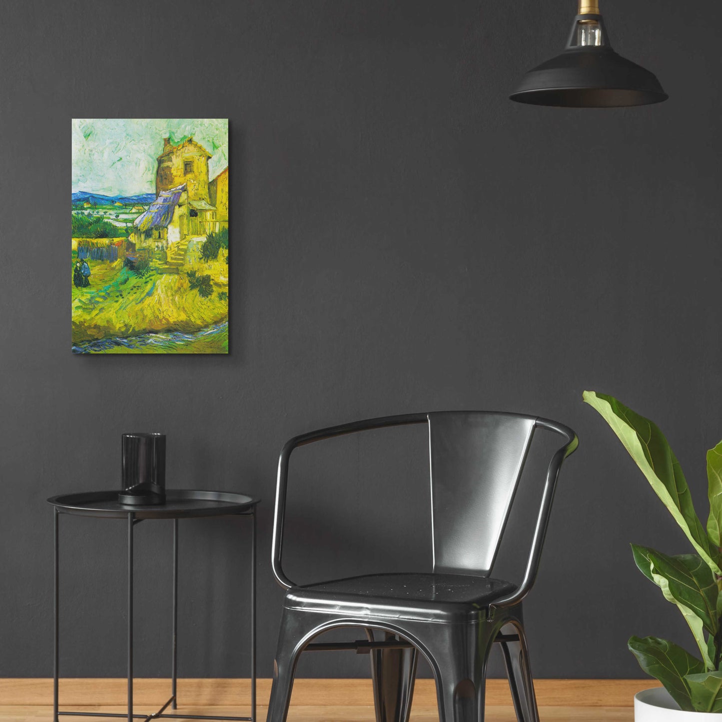 Epic Art 'The Old Mill' by Vincent Van Gogh, Acrylic Glass Wall Art,16x24