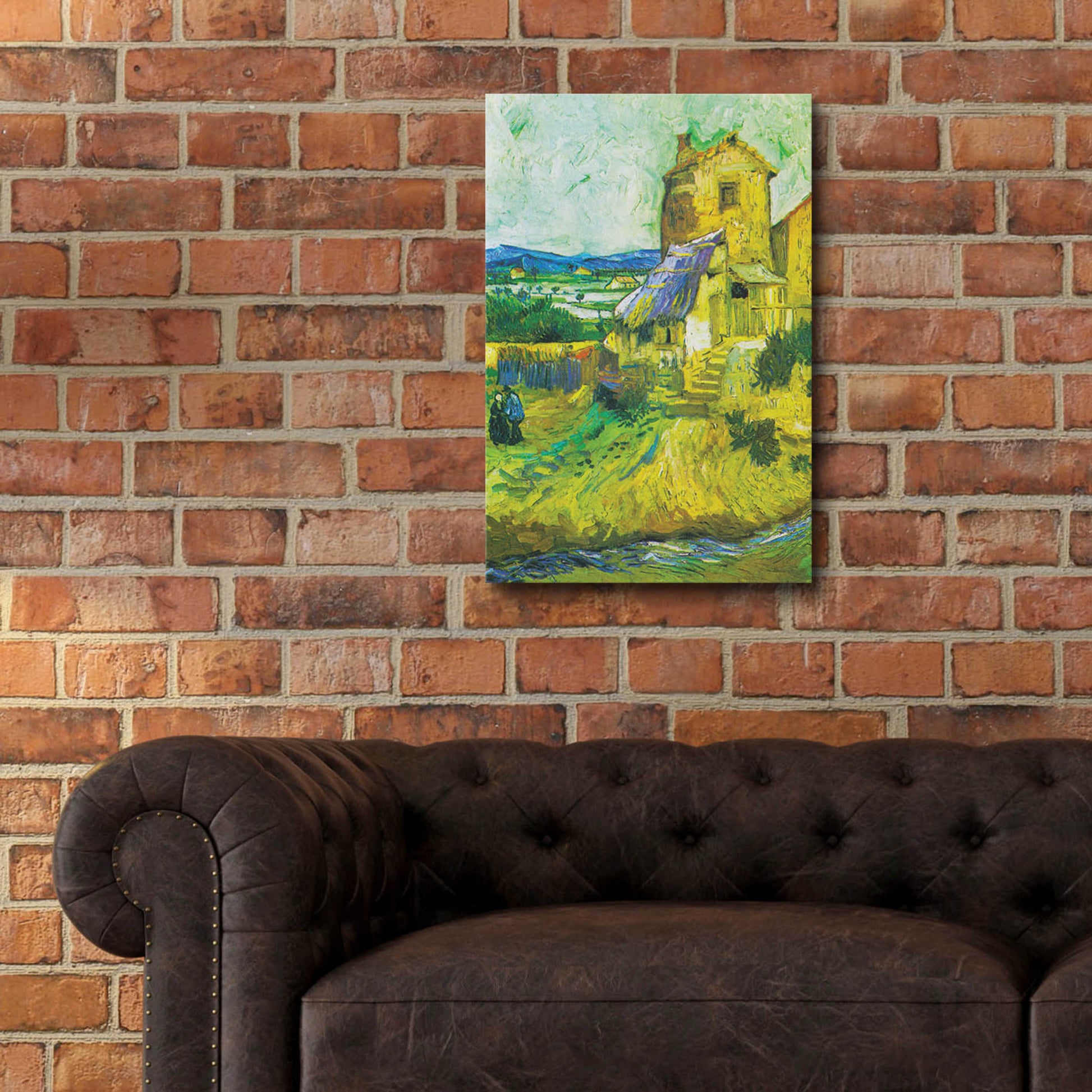 Epic Art 'The Old Mill' by Vincent Van Gogh, Acrylic Glass Wall Art,16x24