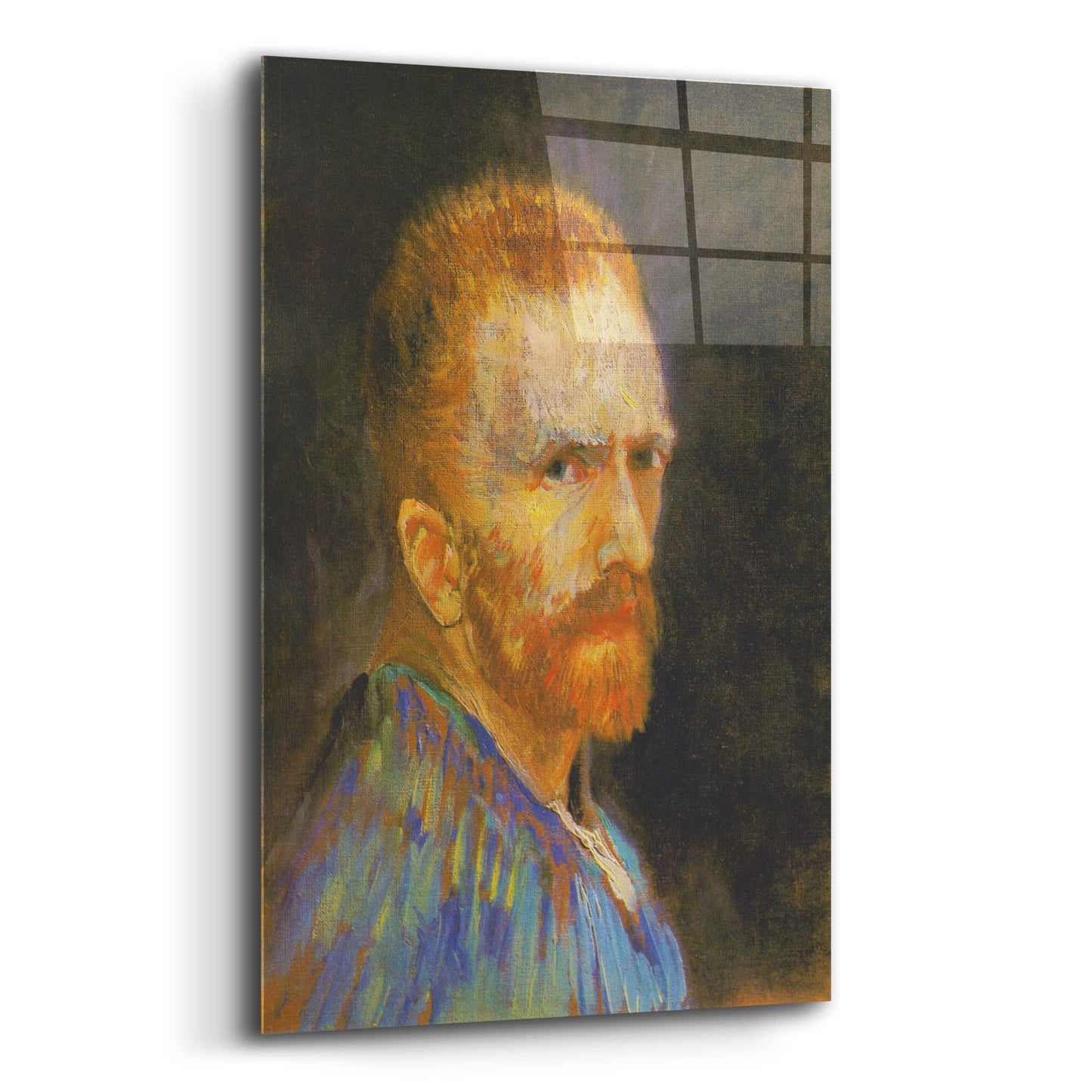 Epic Art 'Selbstbildnis X' by Vincent Van Gogh, Acrylic Glass Wall Art,12x16