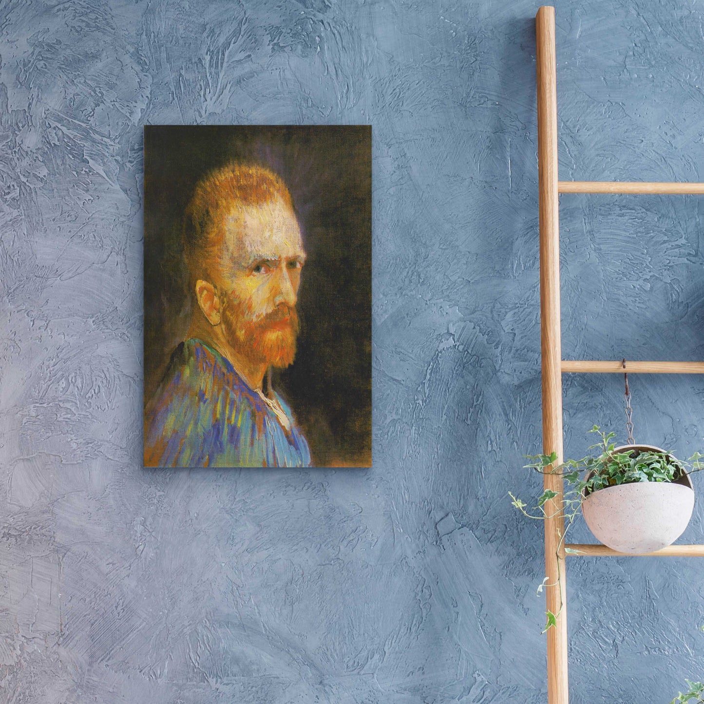 Epic Art 'Selbstbildnis X' by Vincent Van Gogh, Acrylic Glass Wall Art,16x24