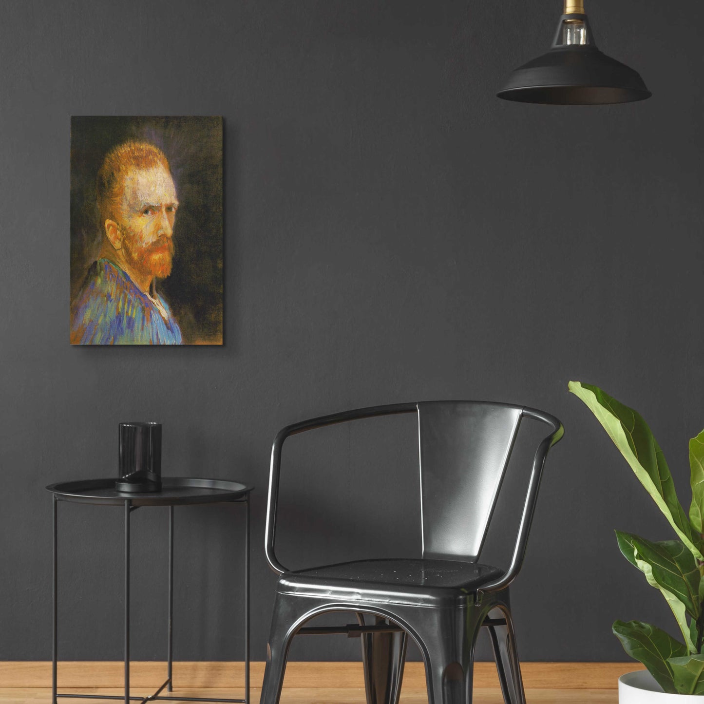 Epic Art 'Selbstbildnis X' by Vincent Van Gogh, Acrylic Glass Wall Art,16x24