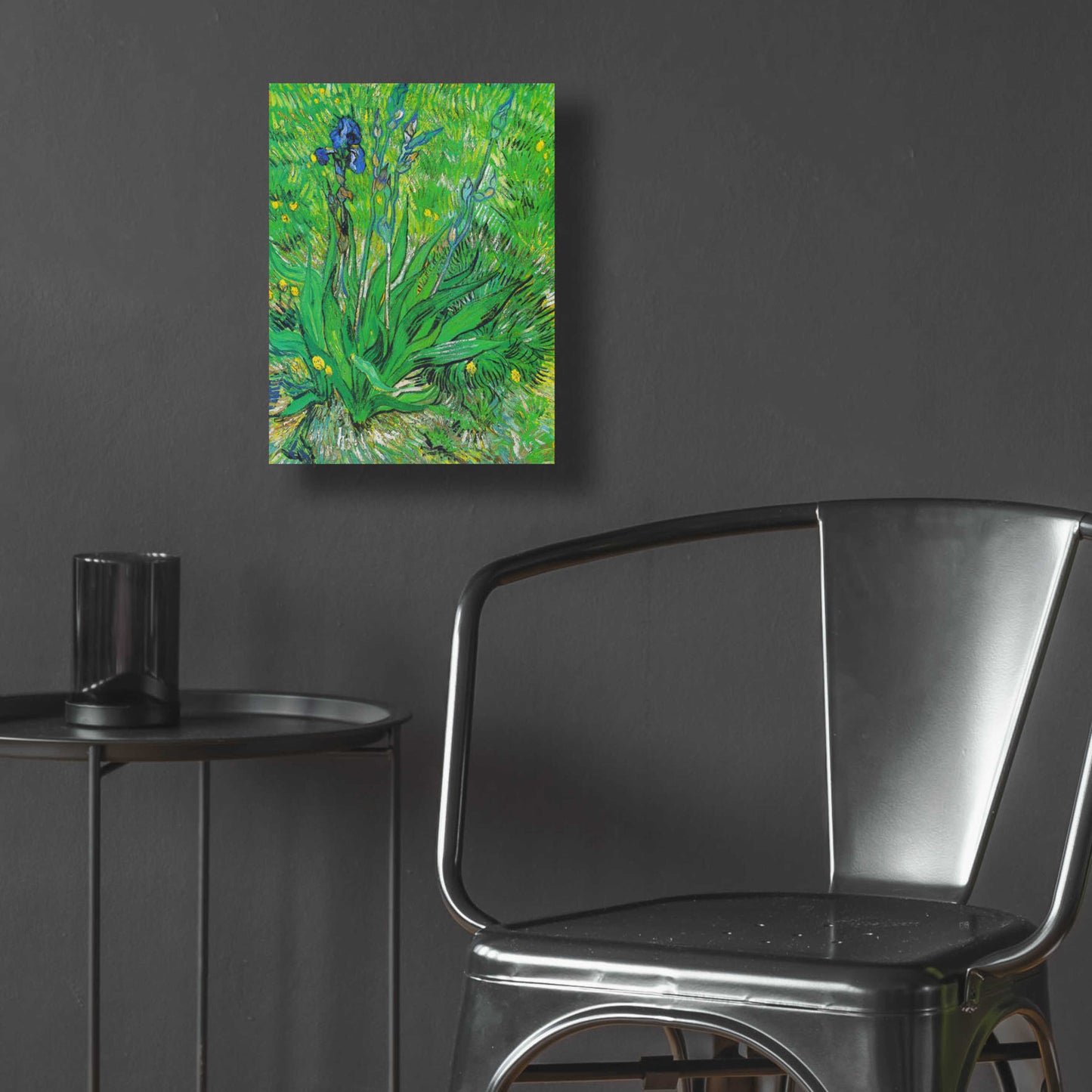 Epic Art 'Iris' by Vincent Van Gogh, Acrylic Glass Wall Art,12x16