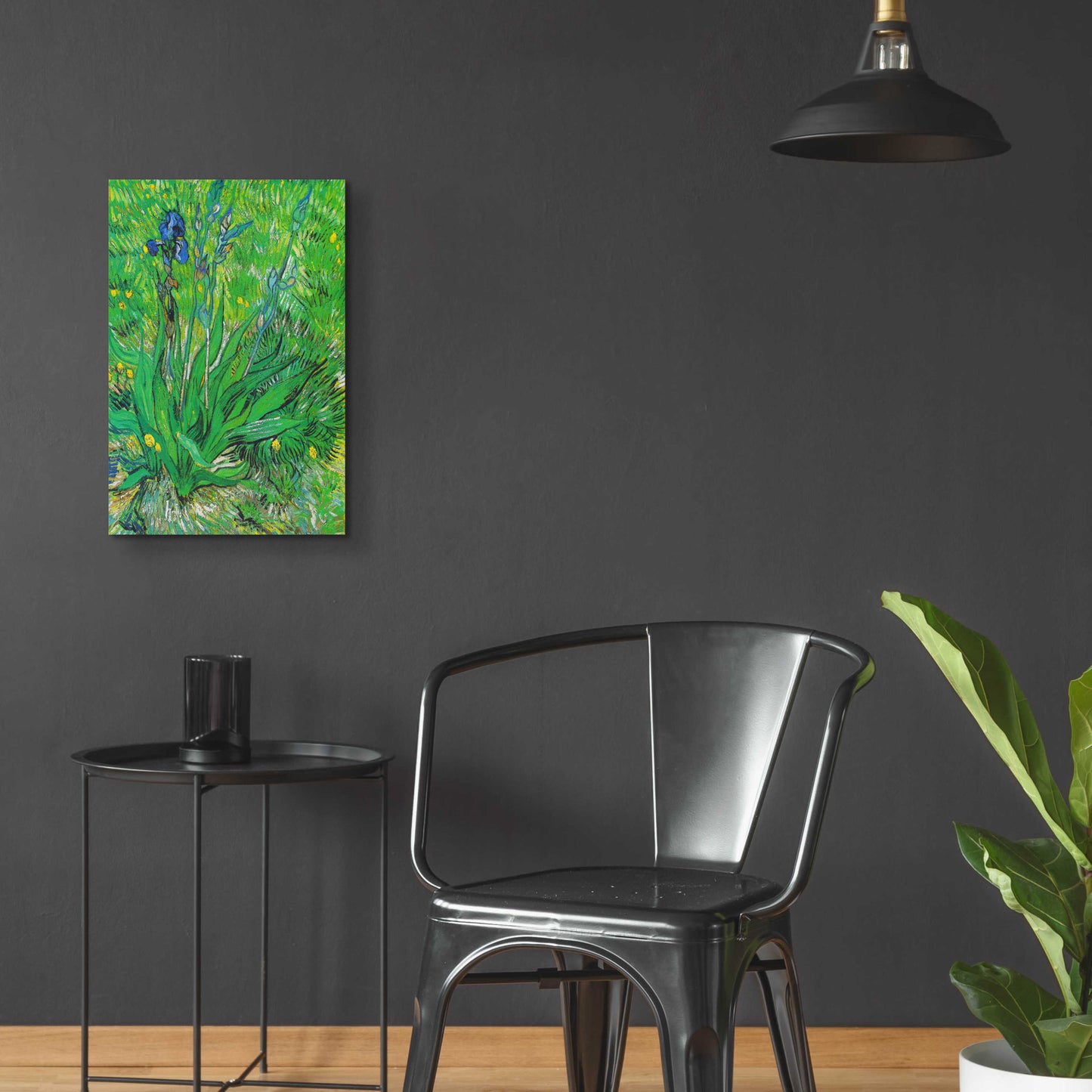 Epic Art 'Iris' by Vincent Van Gogh, Acrylic Glass Wall Art,16x24