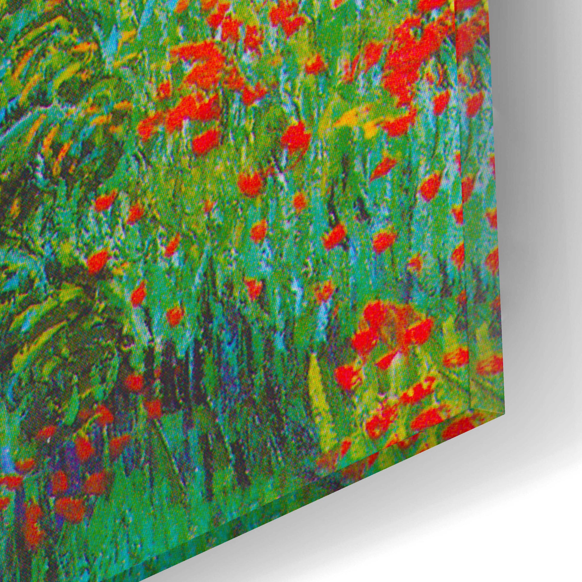 Epic Art 'Field With Poppies 2' by Vincent Van Gogh, Acrylic Glass Wall Art,16x12