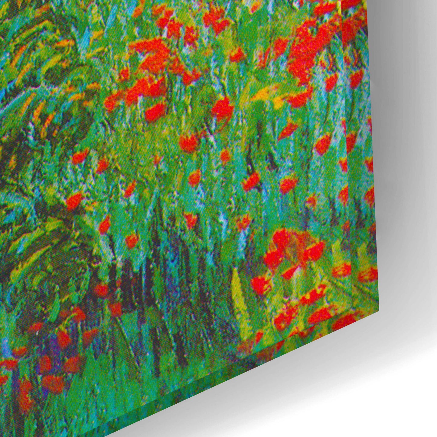 Epic Art 'Field With Poppies 2' by Vincent Van Gogh, Acrylic Glass Wall Art,24x16