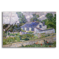 Epic Art 'Houses At Auvers 2' by Vincent Van Gogh, Acrylic Glass Wall Art