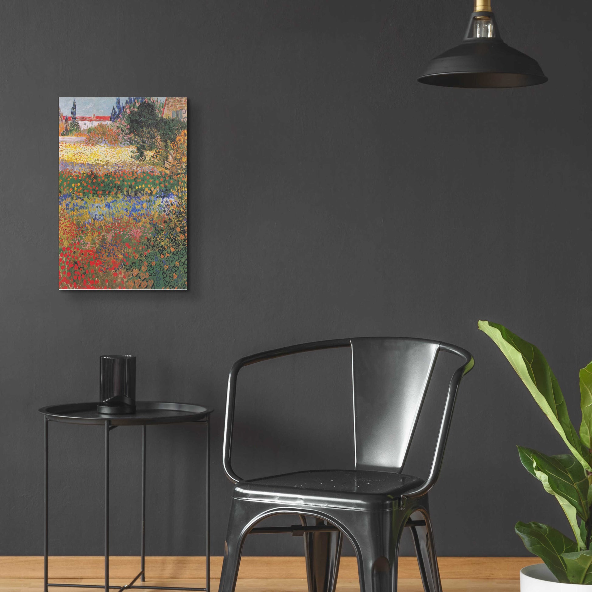 Epic Art 'Blumengarten' by Vincent Van Gogh, Acrylic Glass Wall Art,16x24