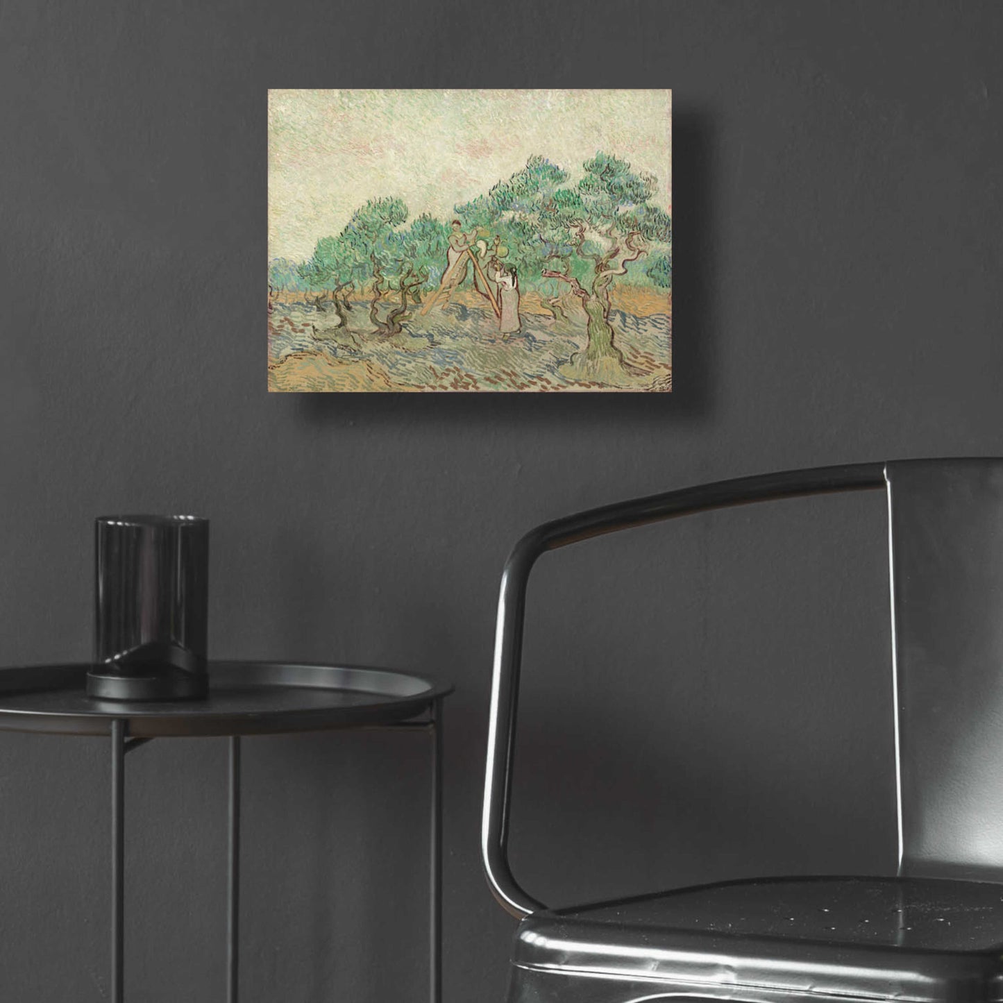 Epic Art 'The Olive Orchard' by Vincent Van Gogh, Acrylic Glass Wall Art,16x12