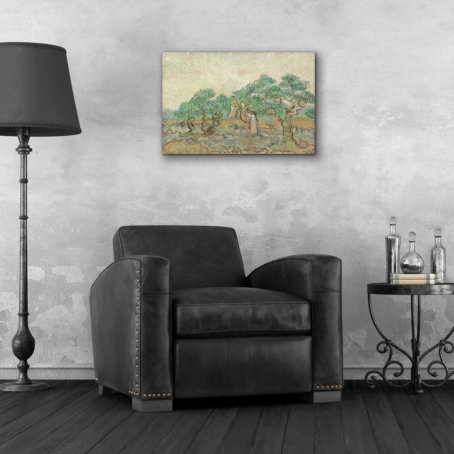 Epic Art 'The Olive Orchard' by Vincent Van Gogh, Acrylic Glass Wall Art,24x16