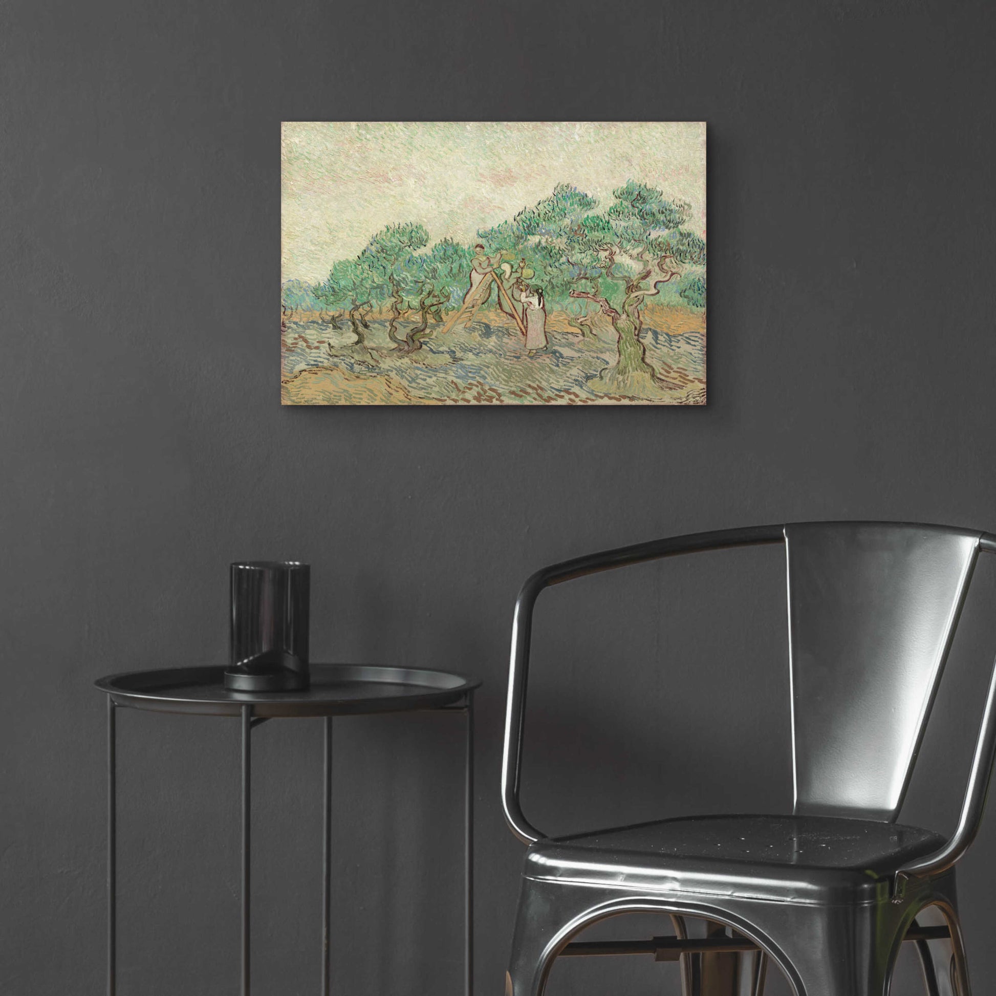 Epic Art 'The Olive Orchard' by Vincent Van Gogh, Acrylic Glass Wall Art,24x16