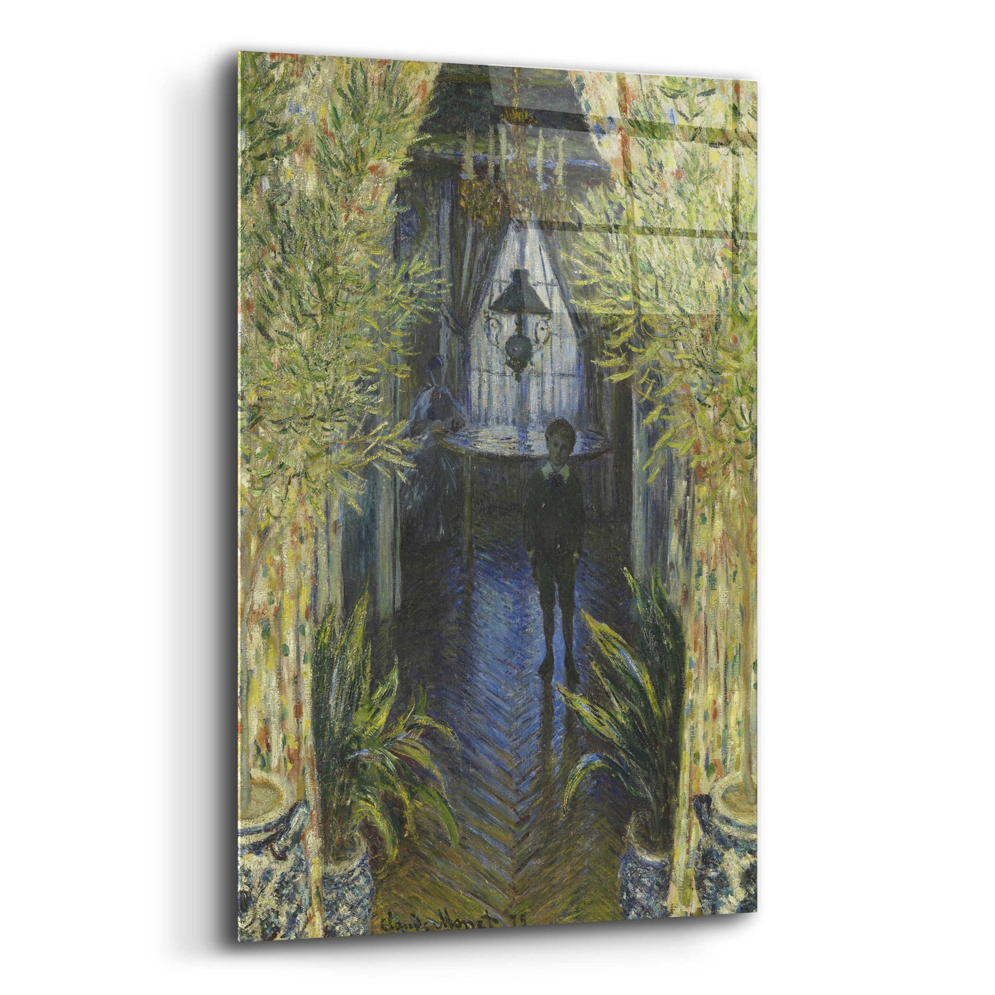 Epic Art 'A Corner Of The Apartment' by Claude Monet, Acrylic Glass Wall Art,12x16