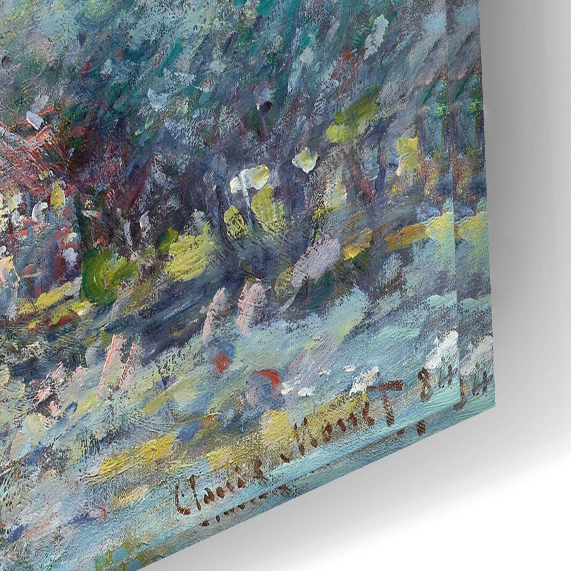 Epic Art 'Valle Buona, Near Bordighera' by Claude Monet, Acrylic Glass Wall Art,24x16