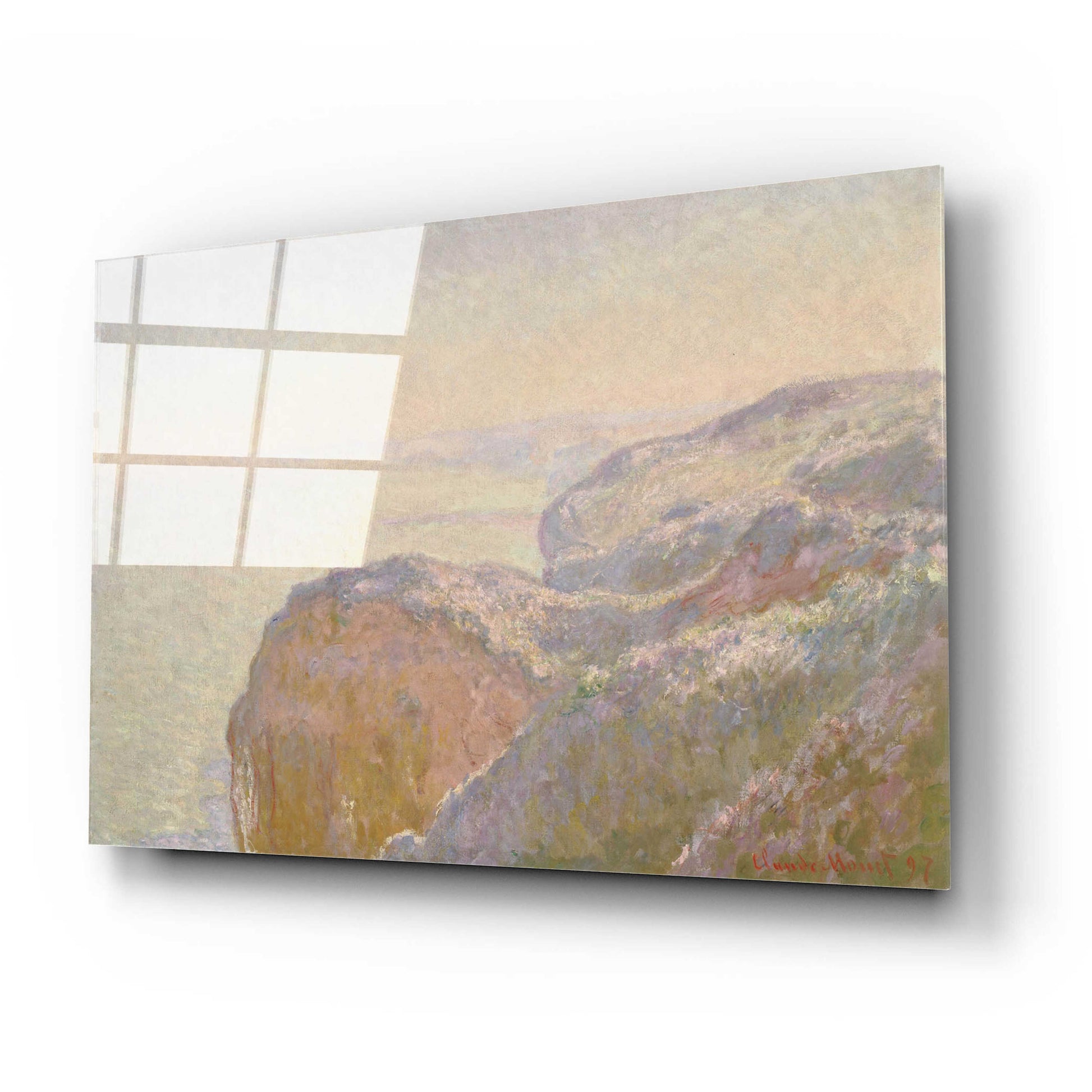 Epic Art 'Val-Saint-Nicolas, Near Dieppe' by Claude Monet, Acrylic Glass Wall Art,24x16