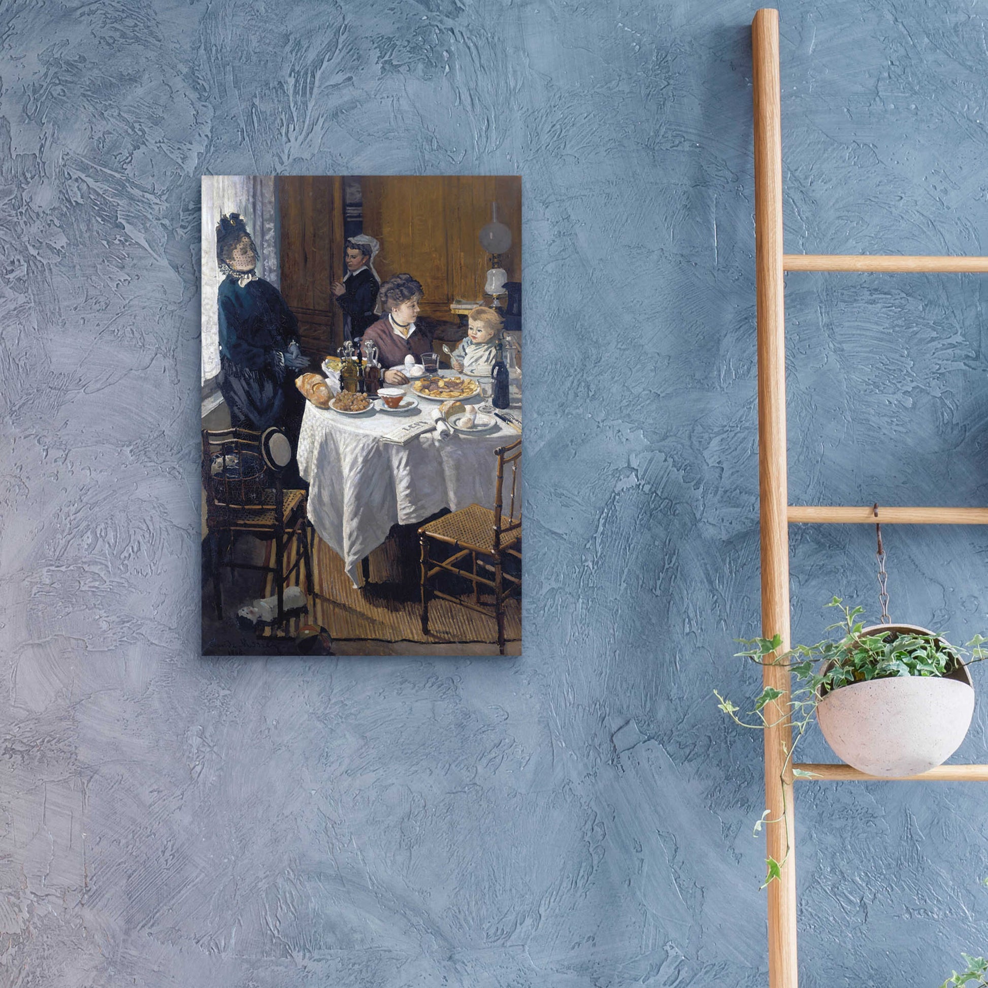 Epic Art 'The Luncheon' by Claude Monet, Acrylic Glass Wall Art,16x24