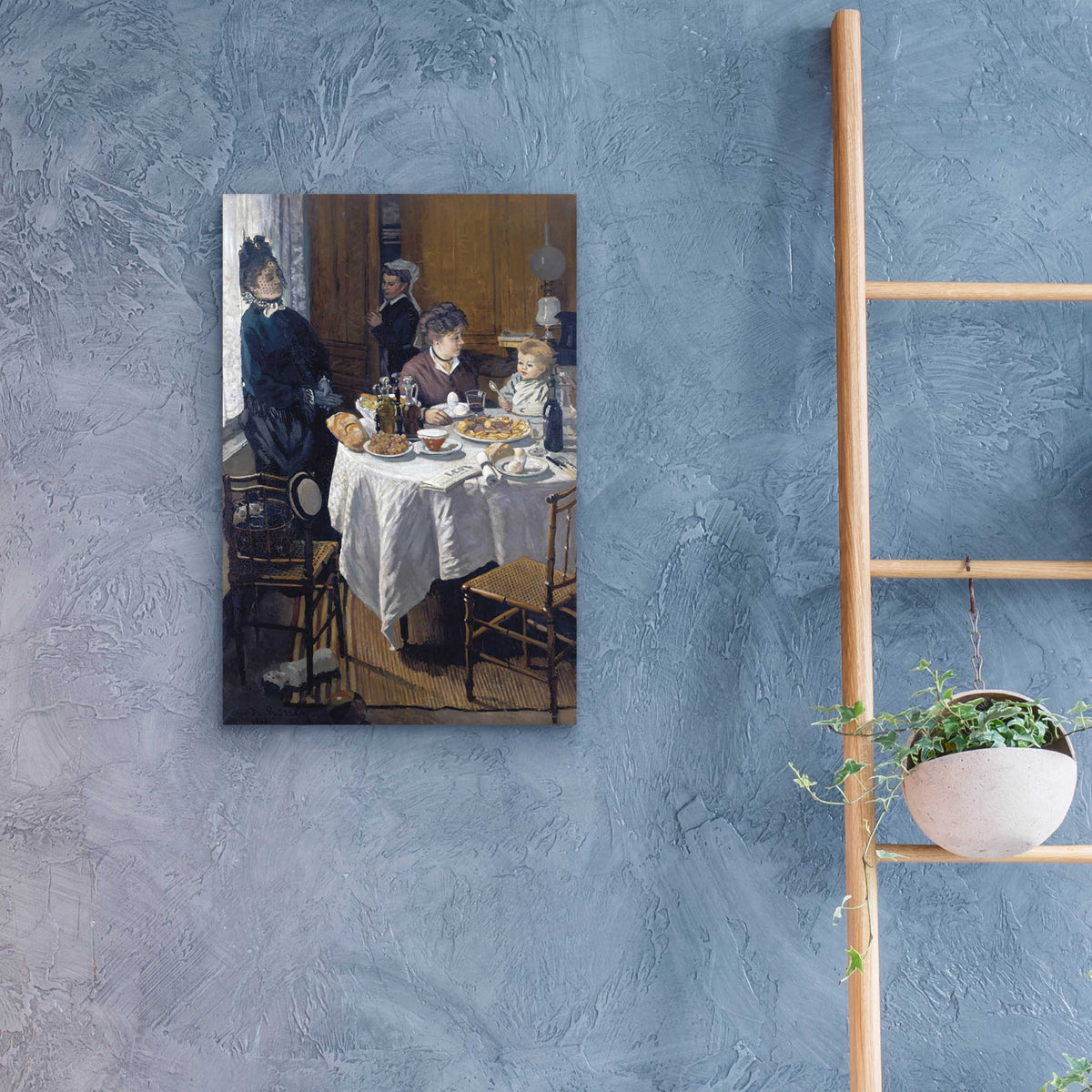 Epic Art 'The Luncheon' by Claude Monet, Acrylic Glass Wall Art,16x24