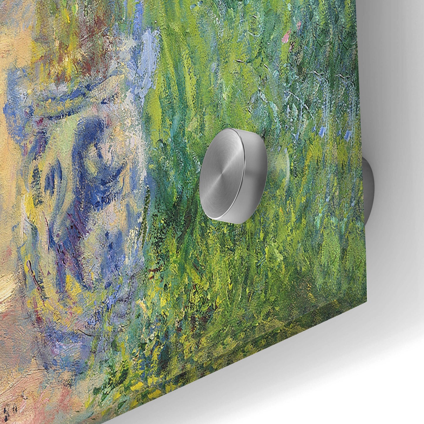 Epic Art 'The Artist’s Garden At Vétheuil' by Claude Monet, Acrylic Glass Wall Art,24x36