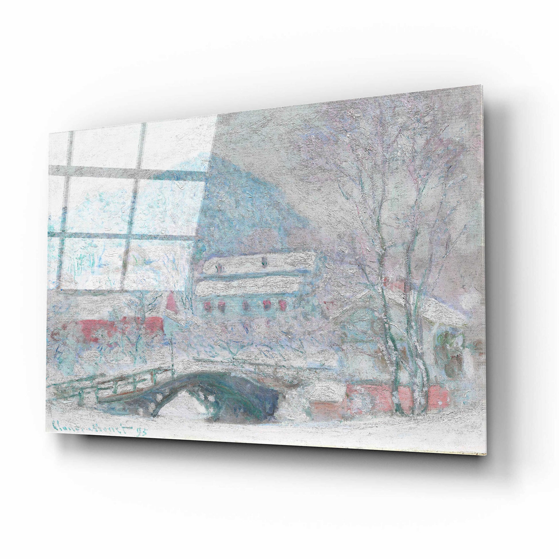 Epic Art 'Sandvika, Norway' by Claude Monet, Acrylic Glass Wall Art,16x12