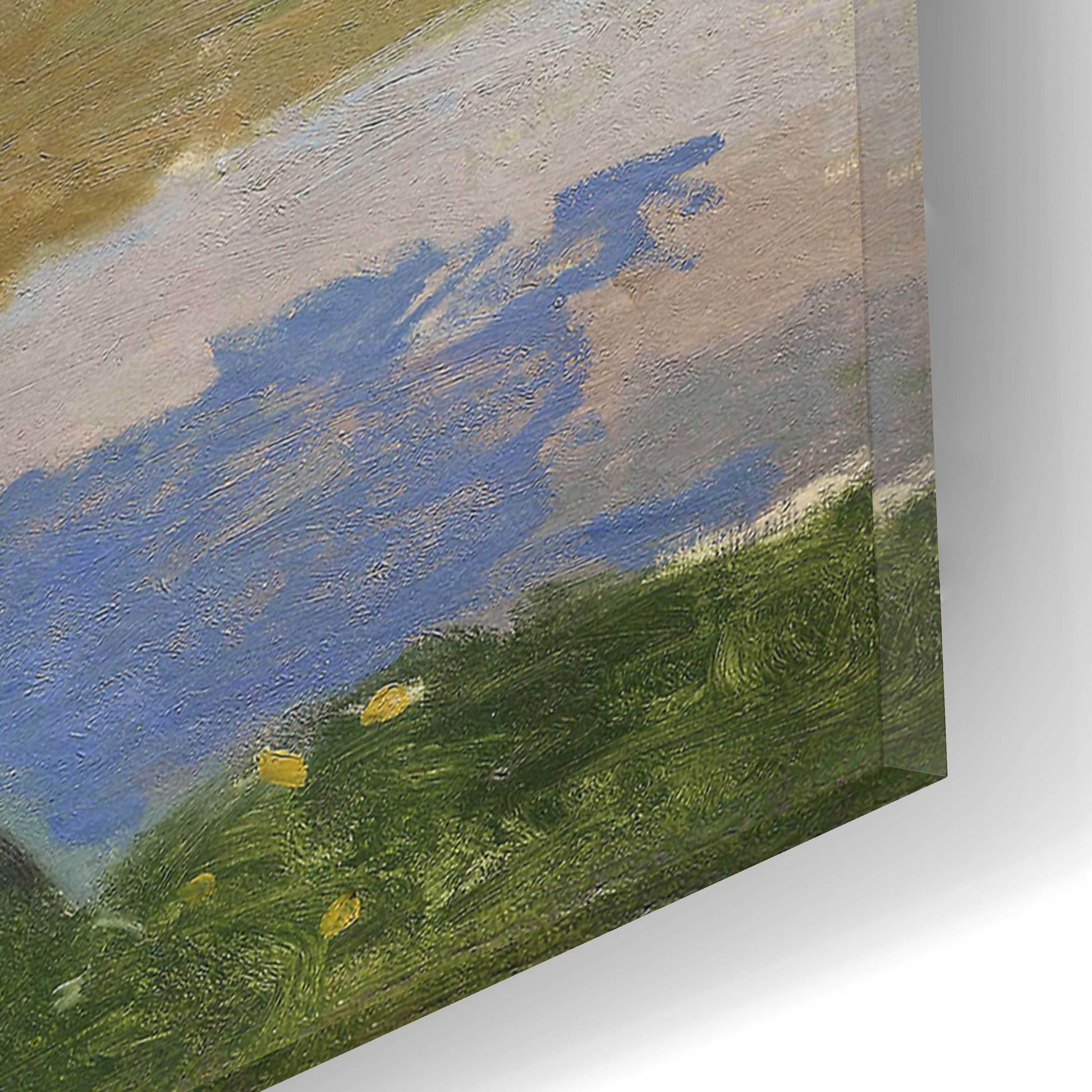 Epic Art 'On The Bank Of The Seine, Bennecourt' by Claude Monet, Acrylic Glass Wall Art,16x12