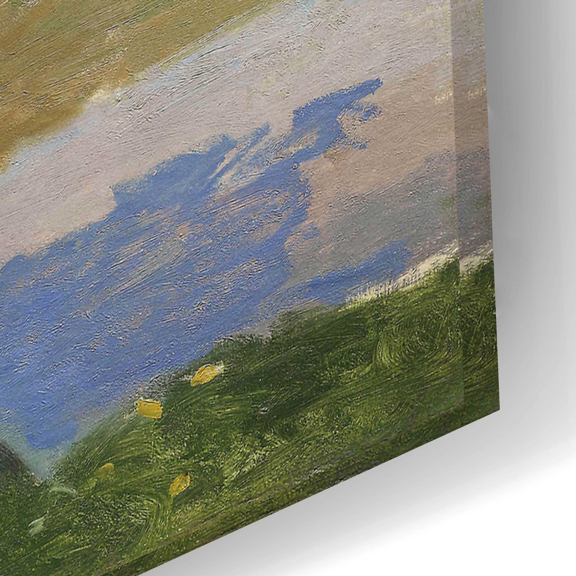 Epic Art 'On The Bank Of The Seine, Bennecourt' by Claude Monet, Acrylic Glass Wall Art,24x16