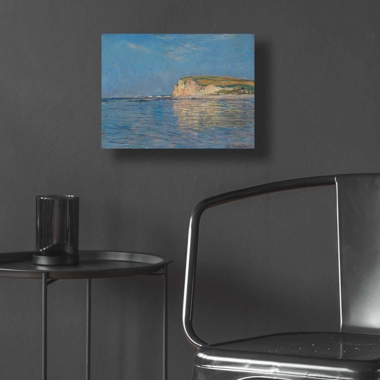 Epic Art 'Low Tide At Pourville, Near Dieppe' by Claude Monet, Acrylic Glass Wall Art,16x12