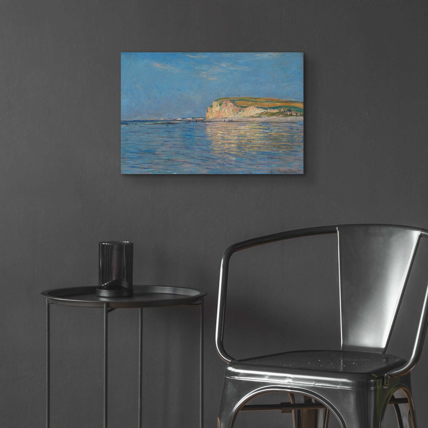 Epic Art 'Low Tide At Pourville, Near Dieppe' by Claude Monet, Acrylic Glass Wall Art,24x16