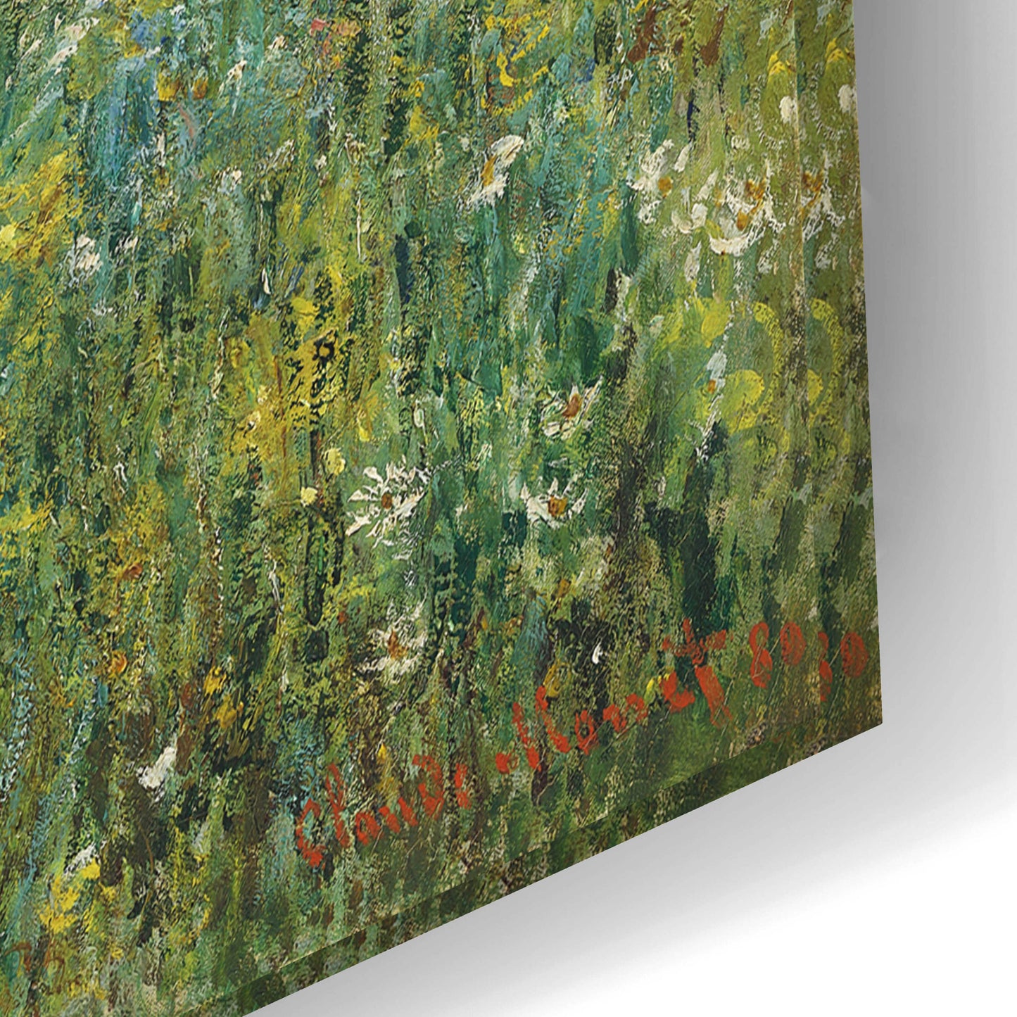 Epic Art 'Banks Od The Seine, Vetheuil' by Claude Monet, Acrylic Glass Wall Art,24x16