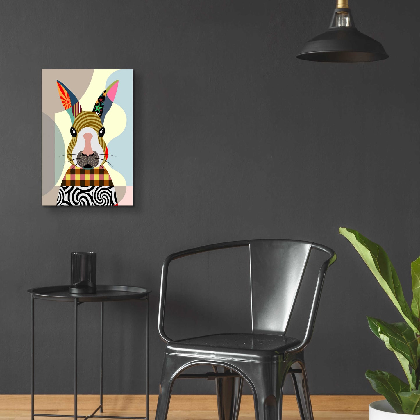 Epic Art 'Sexy Bunny' by Lanre Adefioyue, Acrylic Glass Wall Art,16x24