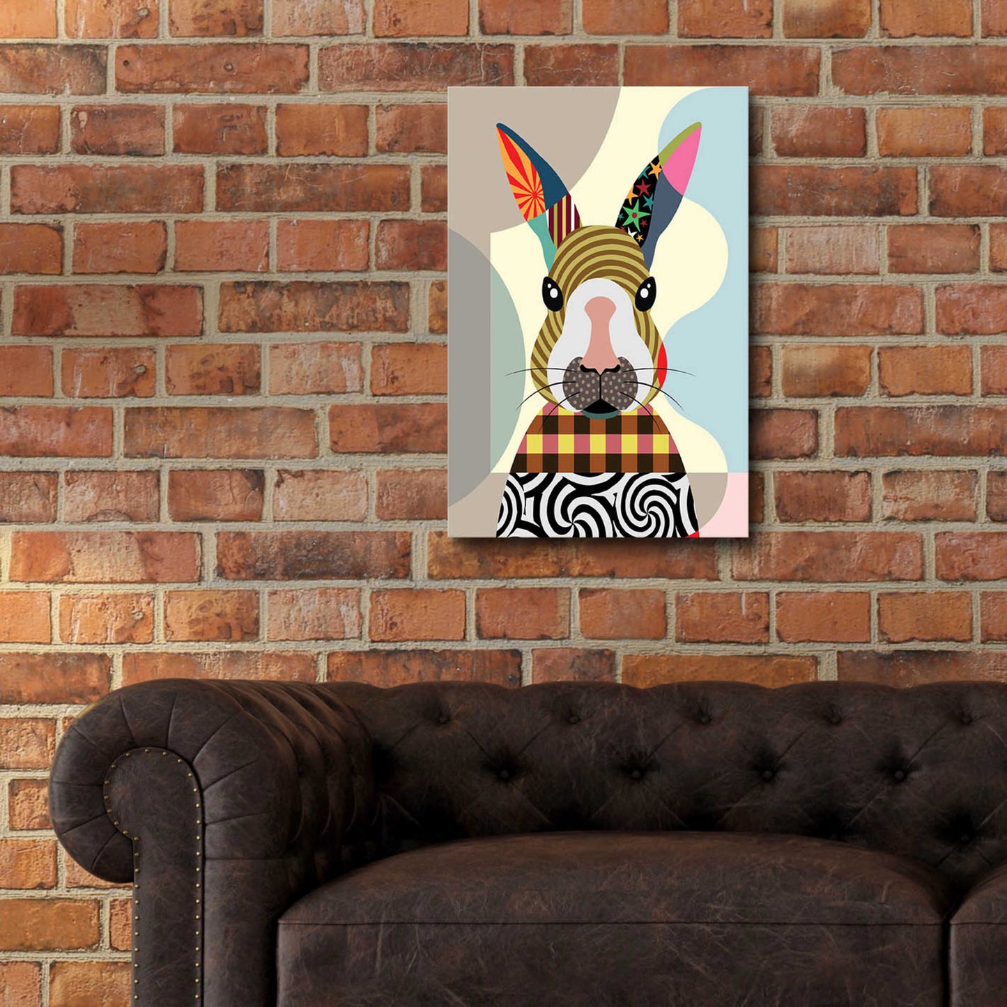 Epic Art 'Sexy Bunny' by Lanre Adefioyue, Acrylic Glass Wall Art,16x24