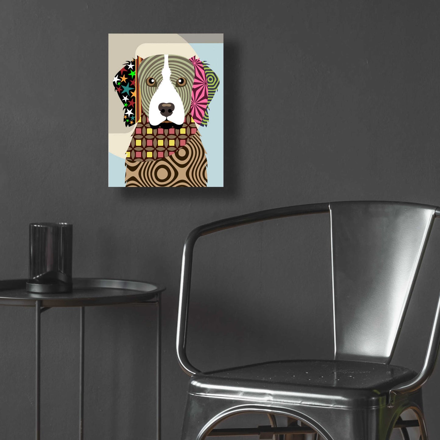 Epic Art 'Brittany Spaniel' by Lanre Adefioyue, Acrylic Glass Wall Art,12x16