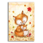 Epic Art 'Fox 2' by Makiko, Acrylic Glass Wall Art