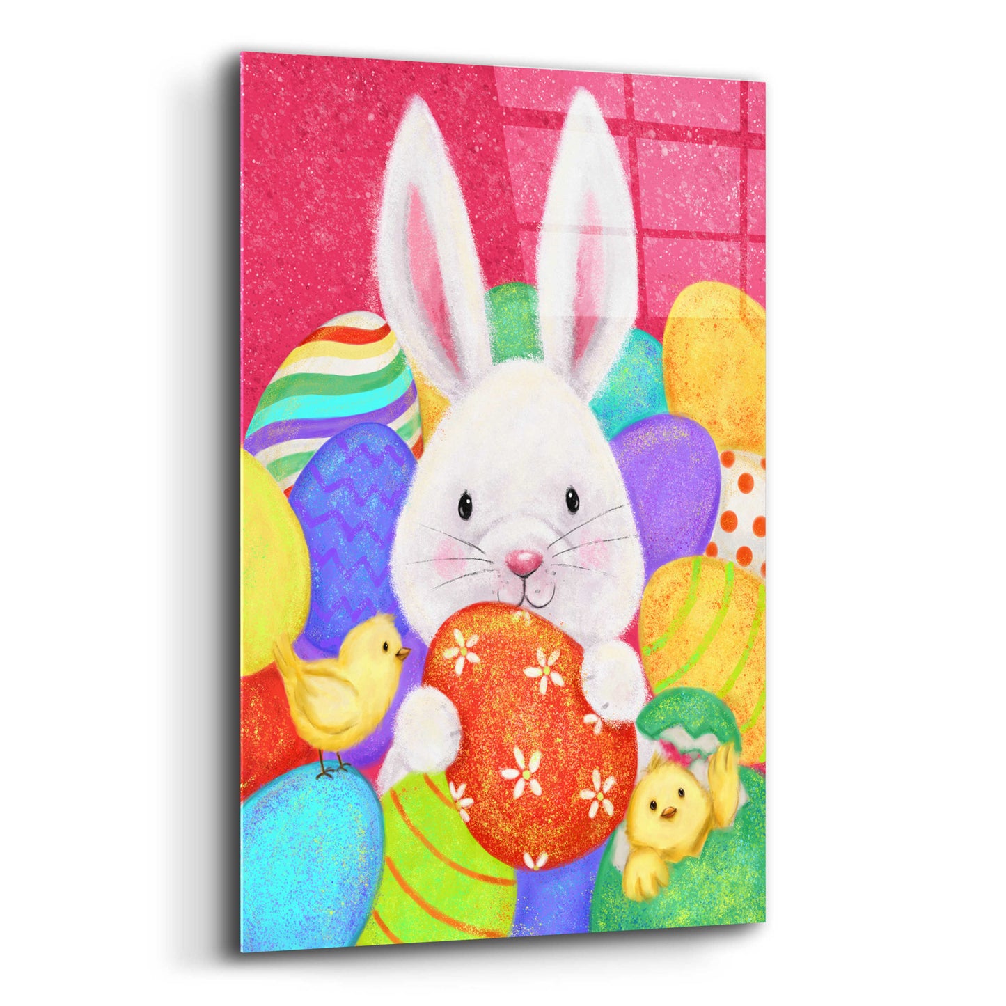 Epic Art 'Easter Rabbit' by Makiko, Acrylic Glass Wall Art,12x16