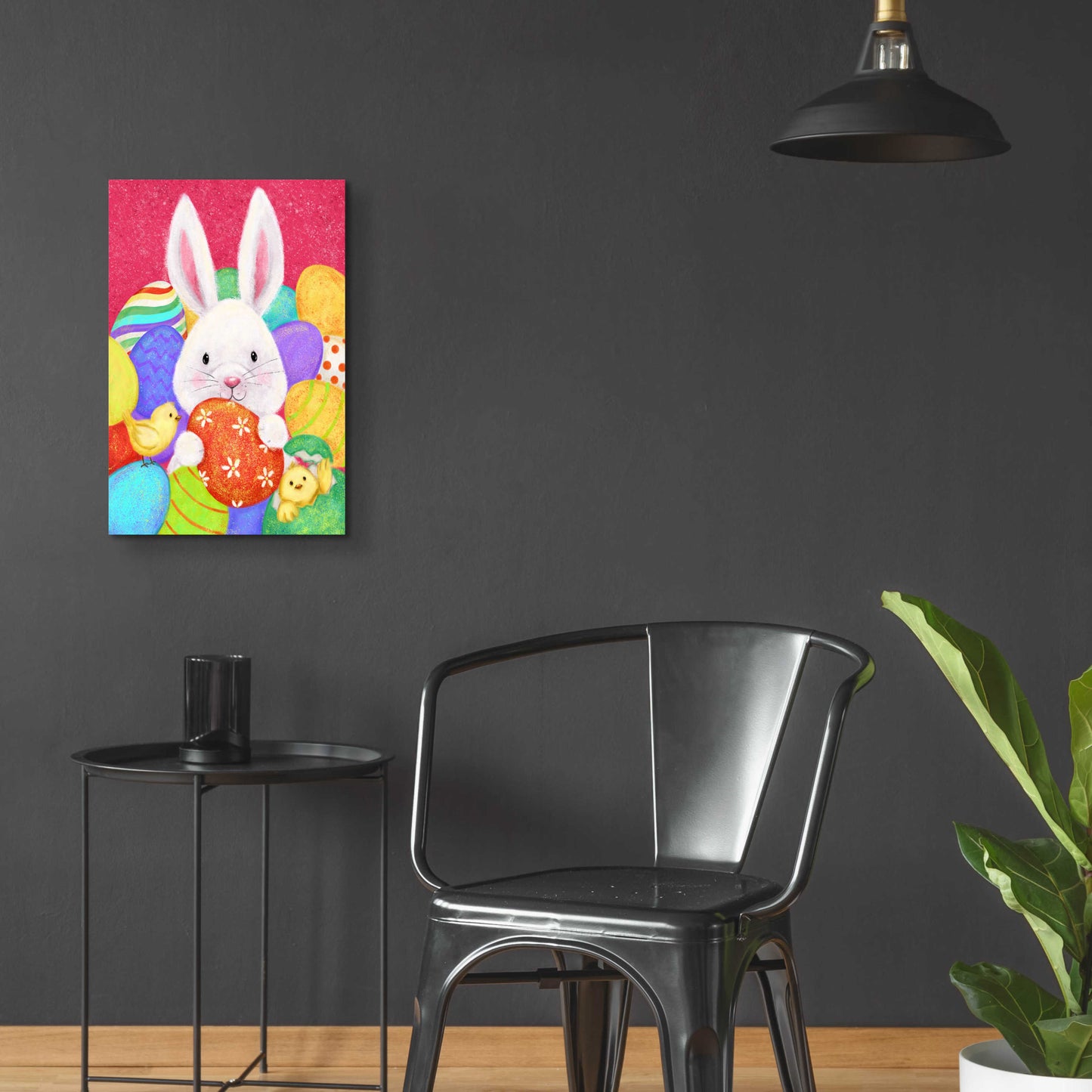 Epic Art 'Easter Rabbit' by Makiko, Acrylic Glass Wall Art,16x24