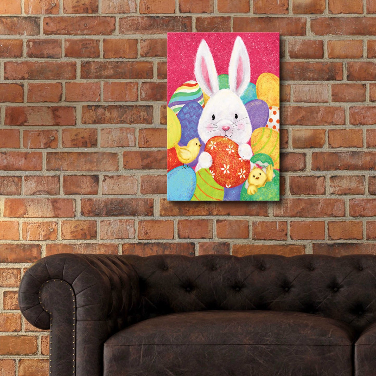 Epic Art 'Easter Rabbit' by Makiko, Acrylic Glass Wall Art,16x24