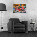 Epic Art 'Trip to the Toy Shoppe' by Ali Corti, Acrylic Glass Wall Art,24x16