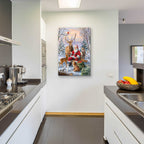 Epic Art 'Winter Gathering' by Ali Corti, Acrylic Glass Wall Art,24x36