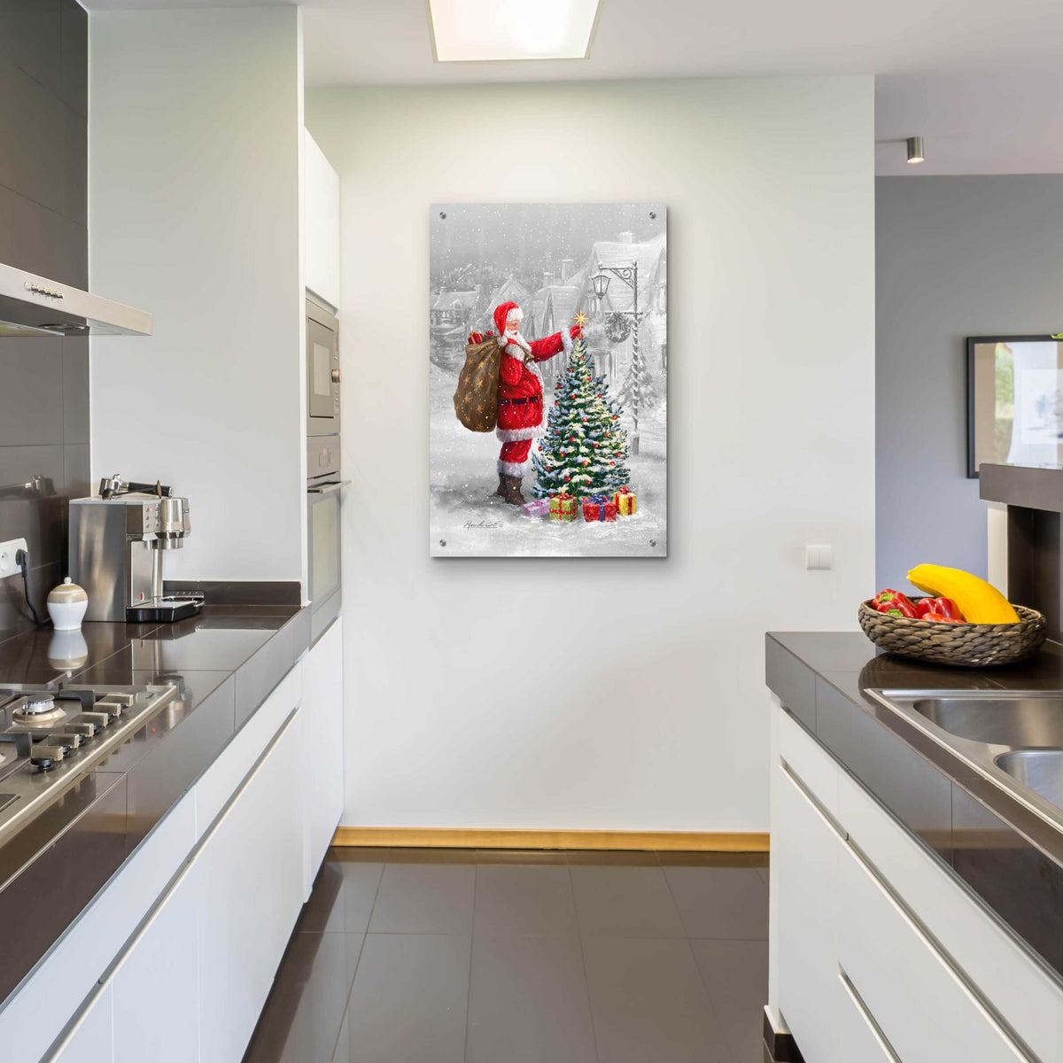 Epic Art 'The Final Touch' by Ali Corti, Acrylic Glass Wall Art,24x36