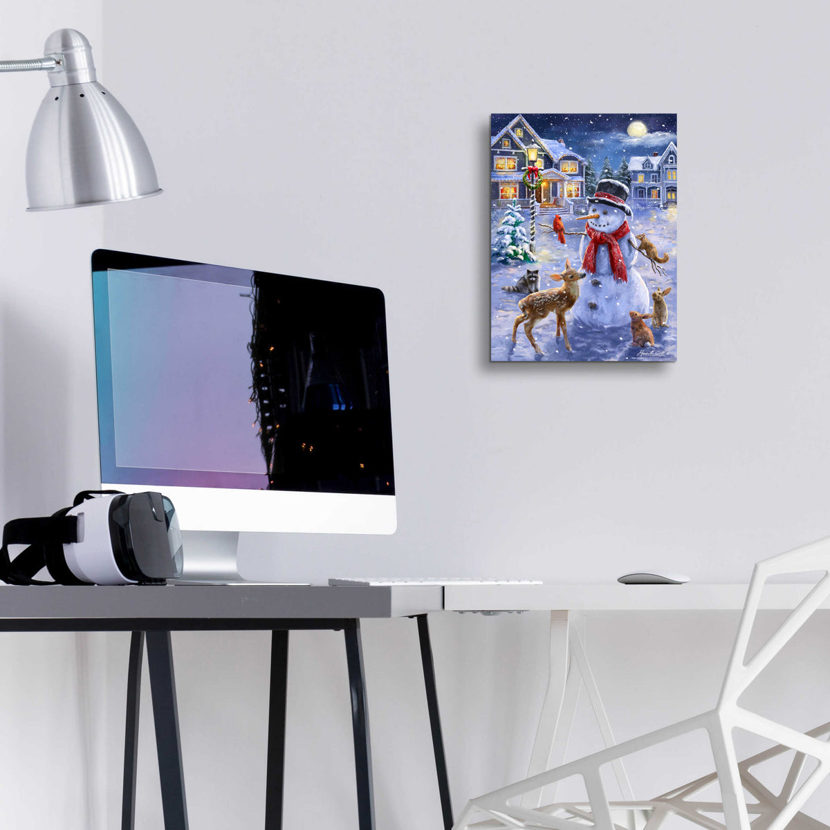 Epic Art 'Christmas Cuties' by Ali Corti, Acrylic Glass Wall Art,12x16