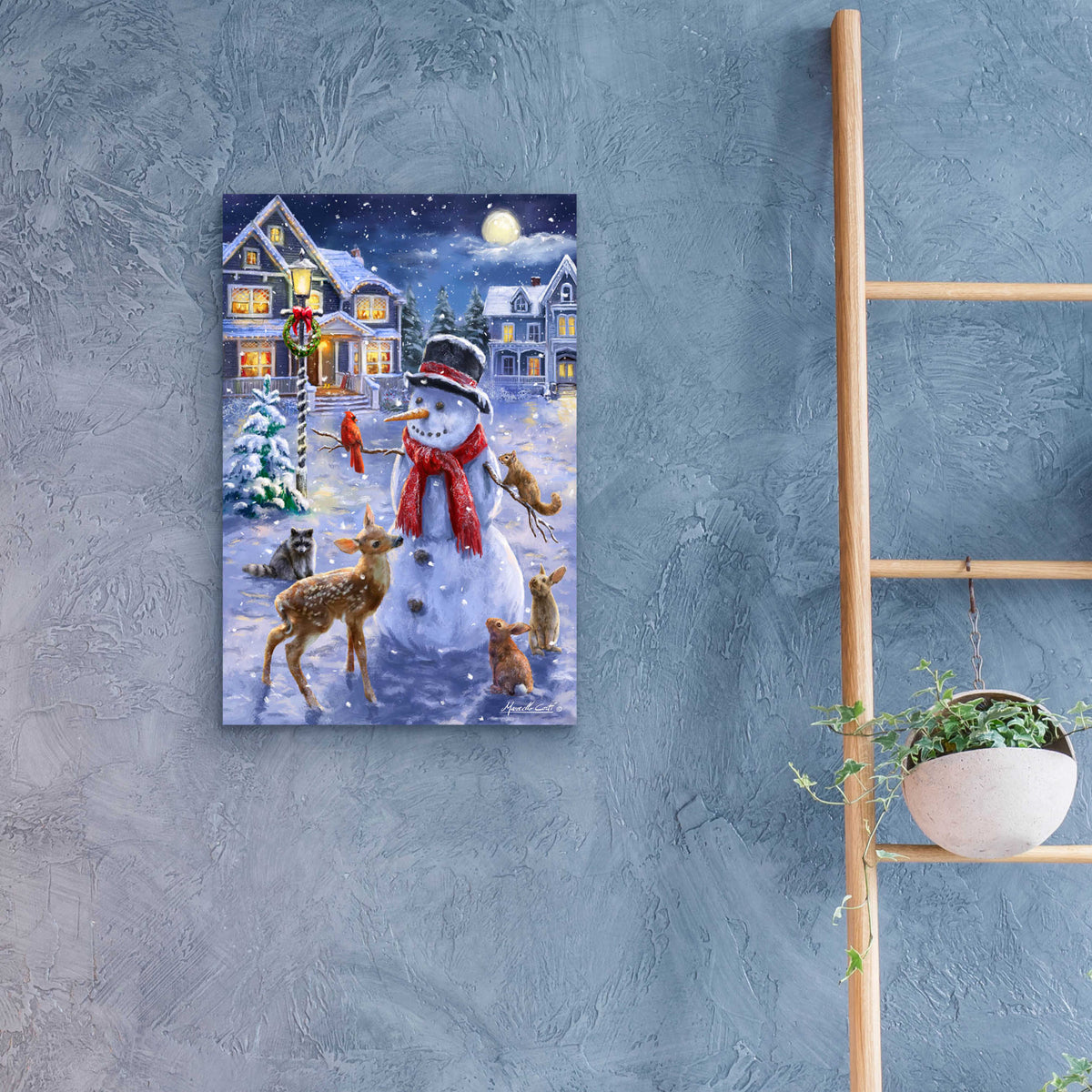 Epic Art 'Christmas Cuties' by Ali Corti, Acrylic Glass Wall Art,16x24