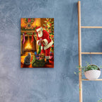 Epic Art 'Santa Has Arrived' by Ali Corti, Acrylic Glass Wall Art,16x24