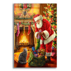 Epic Art 'Santa Has Arrived' by Ali Corti, Acrylic Glass Wall Art
