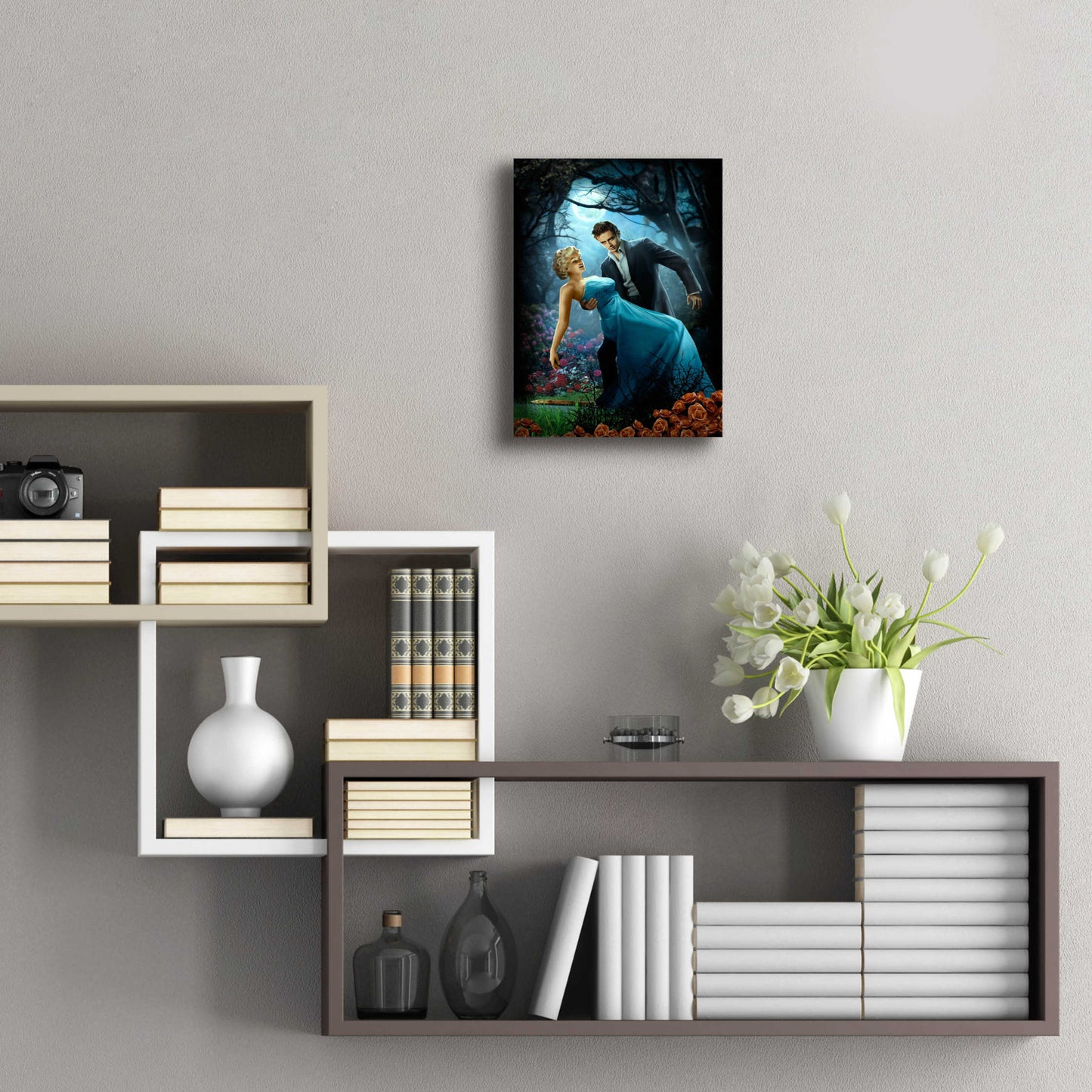 Epic Art 'Twilight' by JJ Brando, Acrylic Glass Wall Art,12x16
