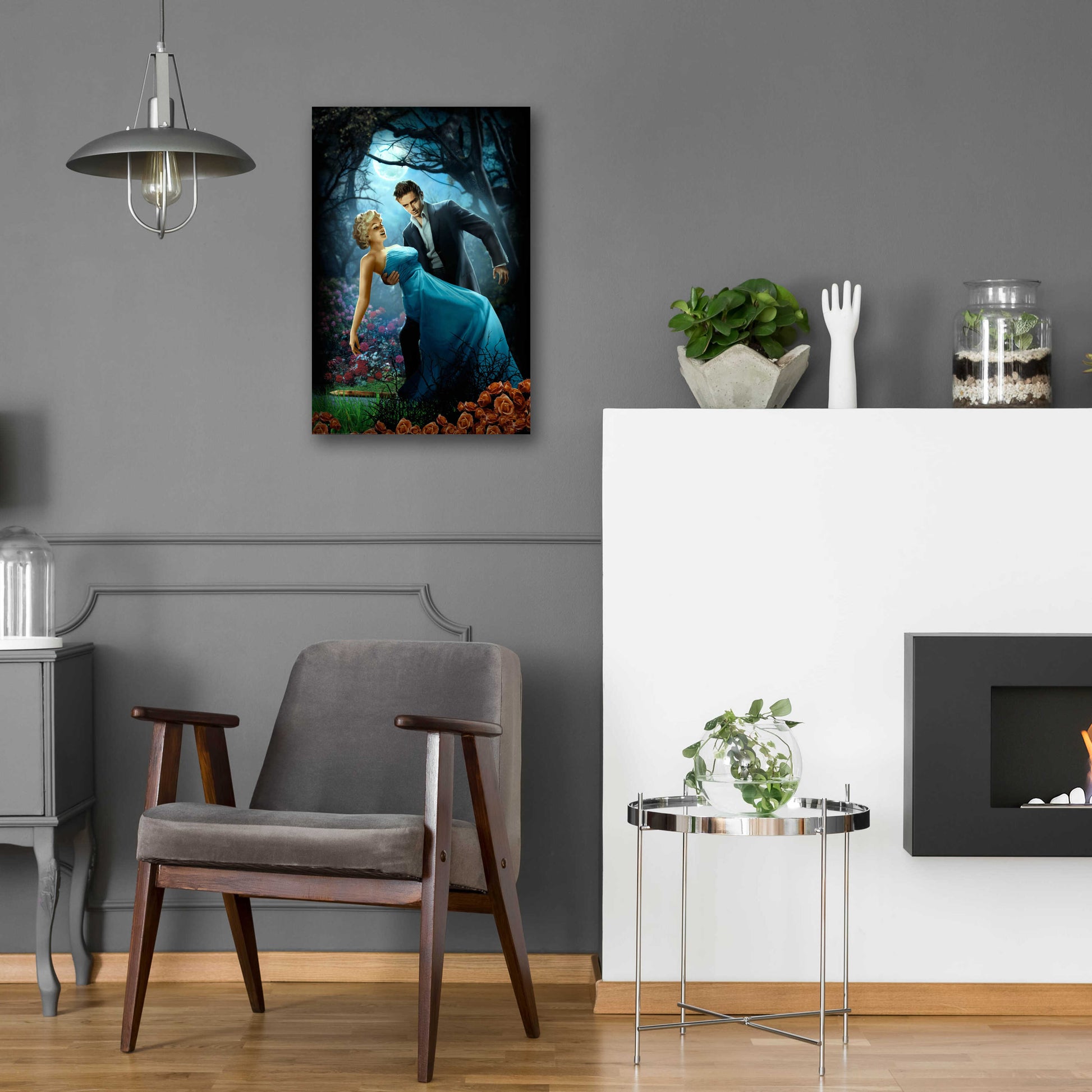Epic Art 'Twilight' by JJ Brando, Acrylic Glass Wall Art,16x24