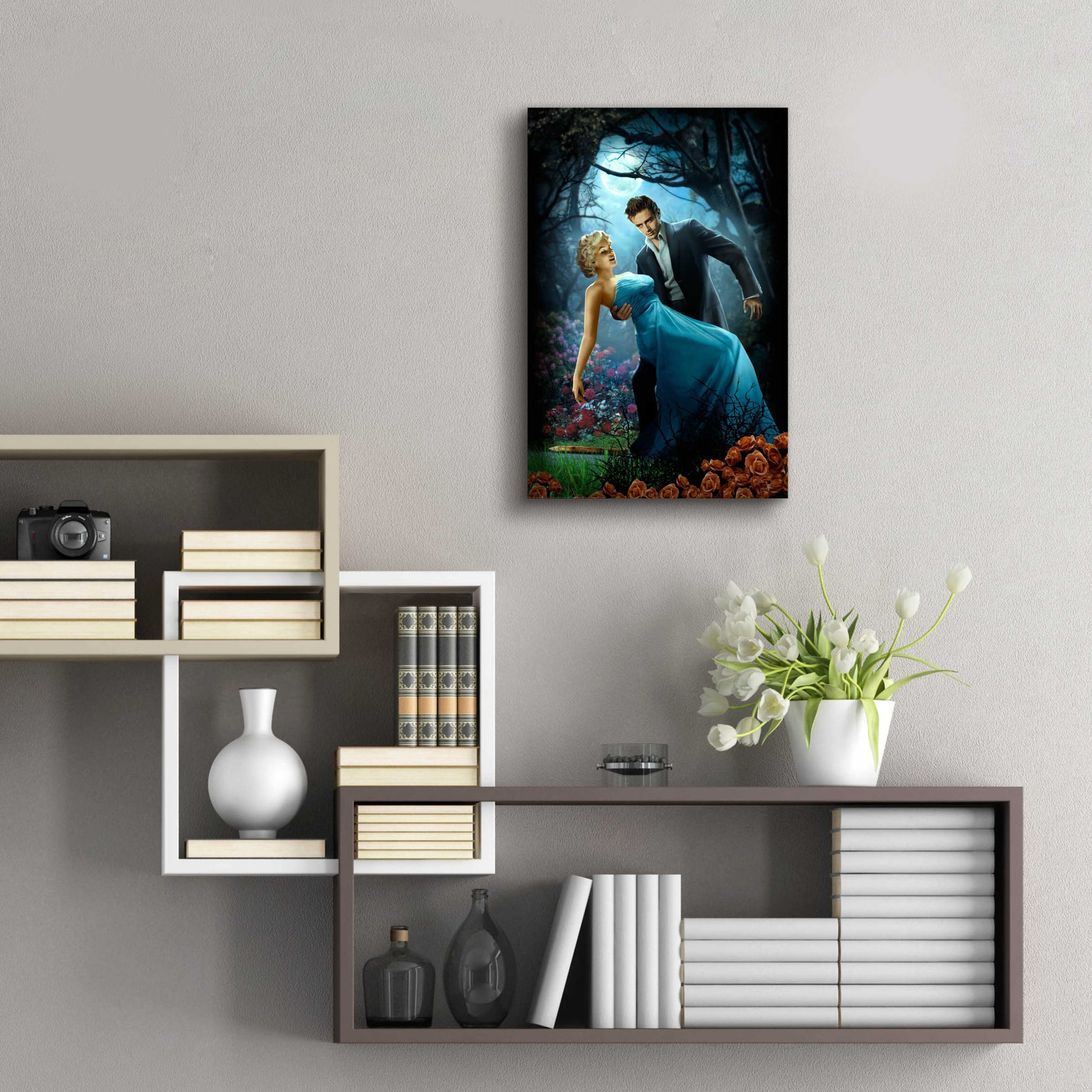 Epic Art 'Twilight' by JJ Brando, Acrylic Glass Wall Art,16x24