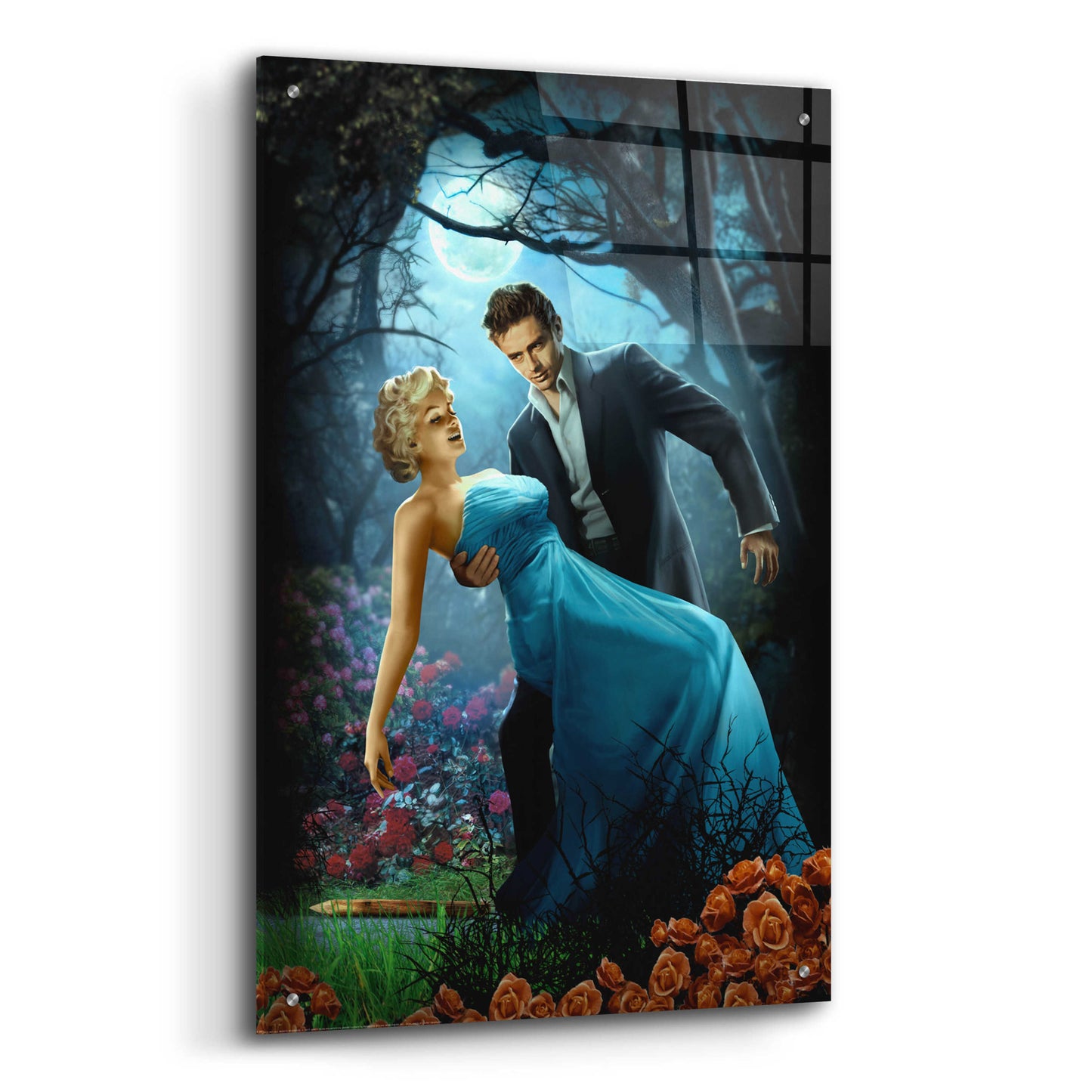 Epic Art 'Twilight' by JJ Brando, Acrylic Glass Wall Art,24x36