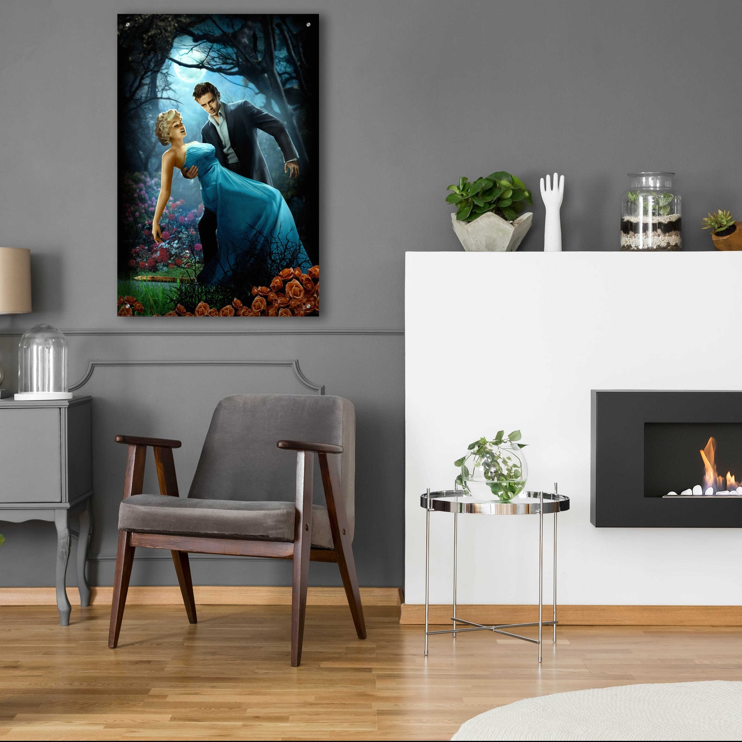 Epic Art 'Twilight' by JJ Brando, Acrylic Glass Wall Art,24x36