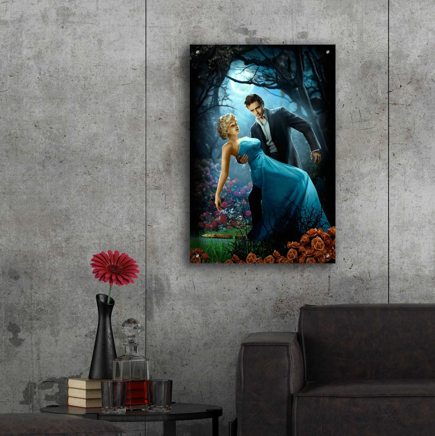 Epic Art 'Twilight' by JJ Brando, Acrylic Glass Wall Art,24x36